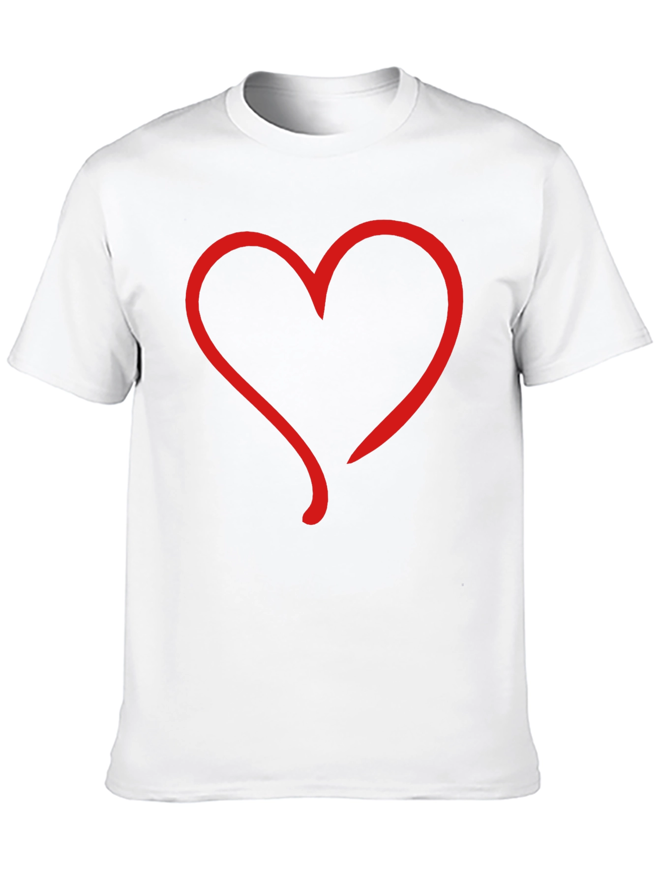 Black Heart Graphic Black T-Shirt - Casual Style view 10