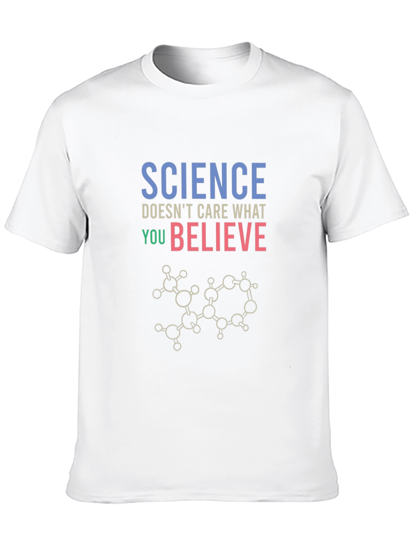 Black Science Doesn't Care What You Believe T-Shirt view 10