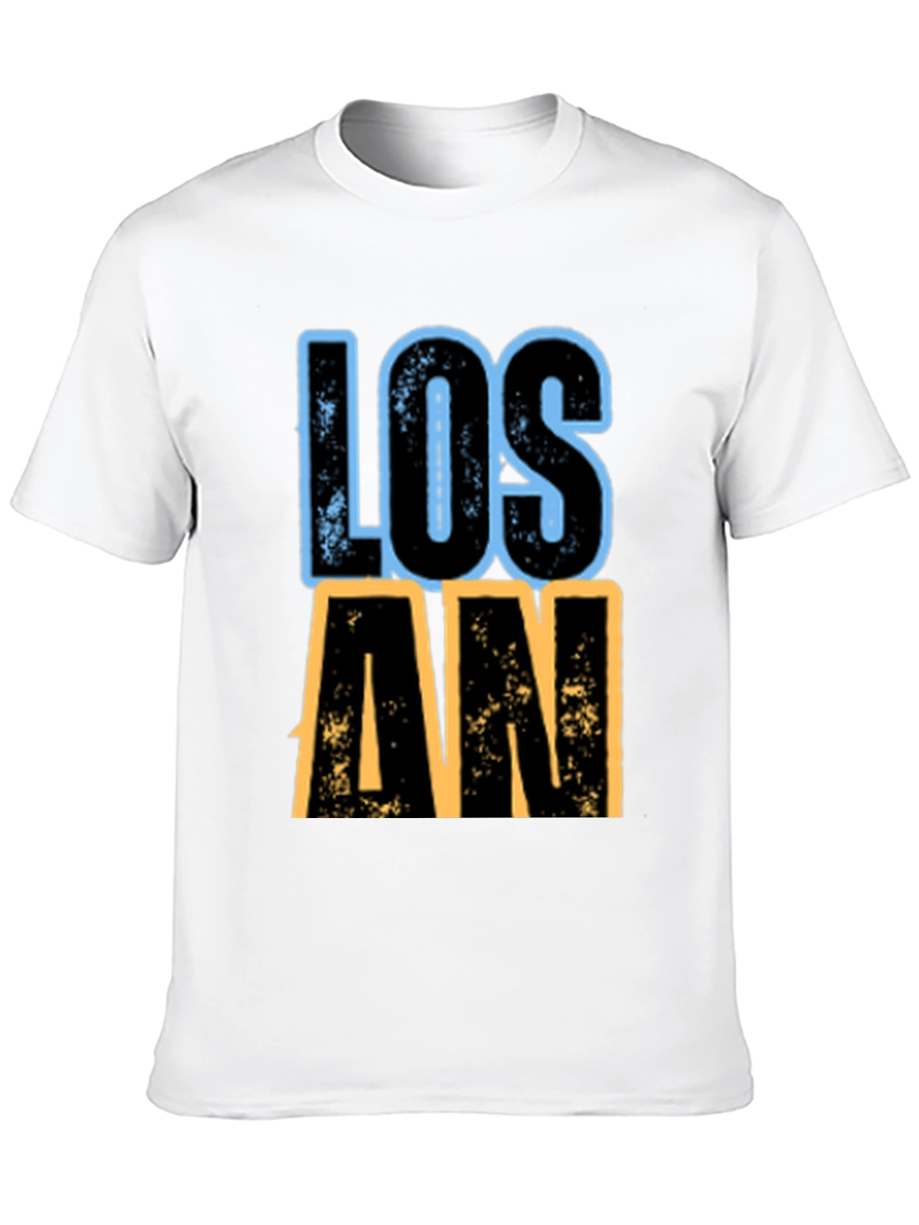 Black Los Angeles Graphic T-Shirt - Black view 10