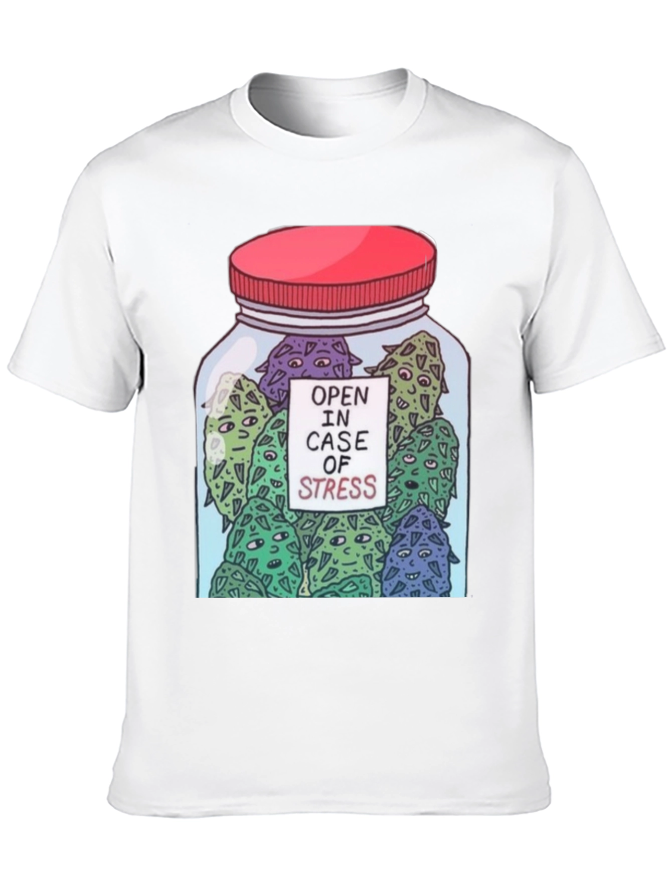 Open In Case Of Stress Graphic T-Shirt - 10