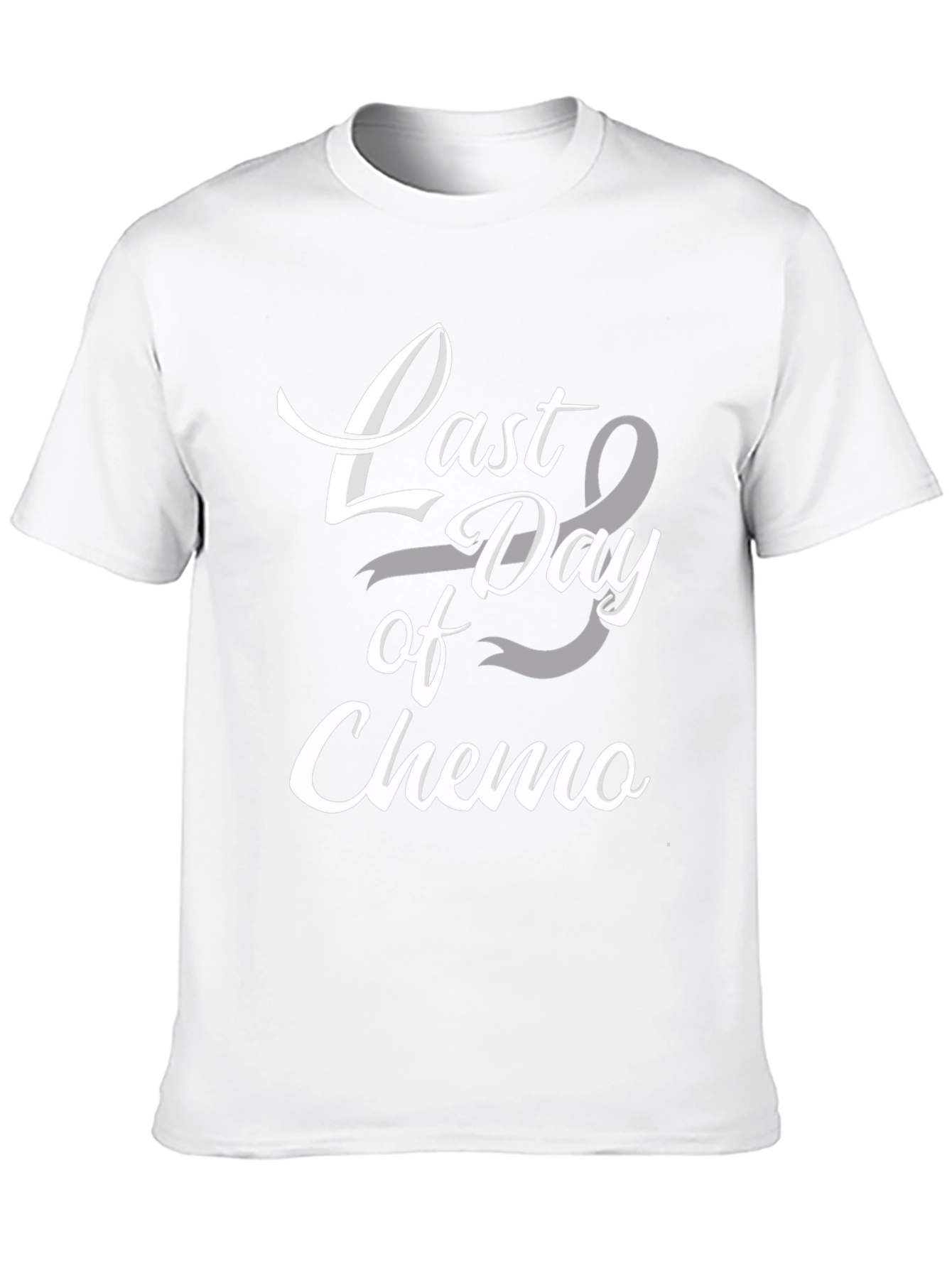 Black Last Day of Chemo Awareness T-Shirt view 10