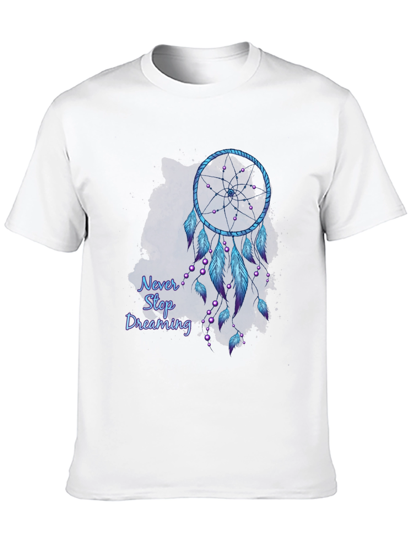 Black Dreamcatcher Graphic Tee - Never Stop Dreaming Shirt view 10