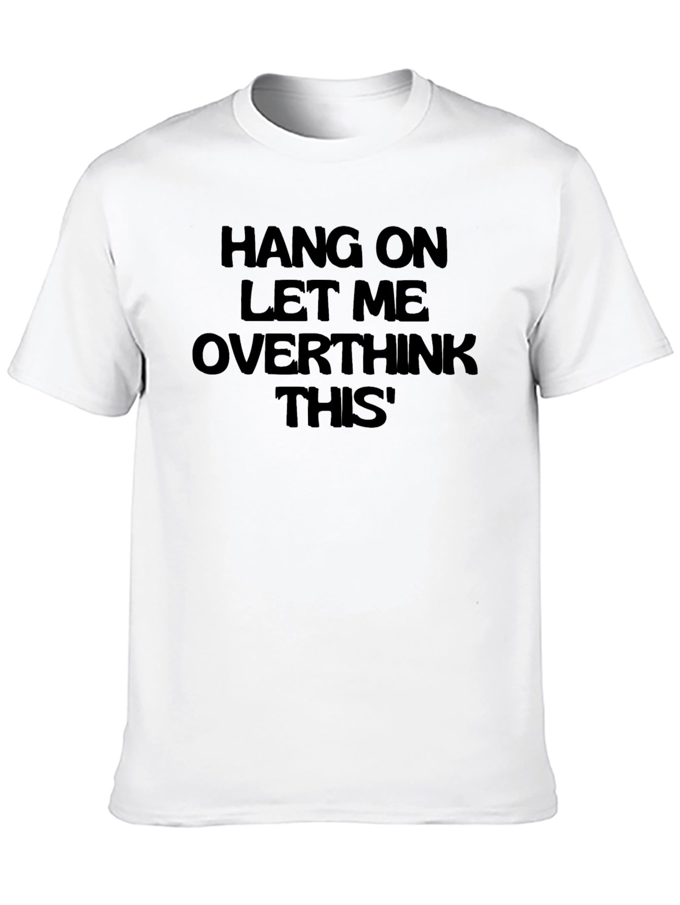 Black Overthink This Graphic Tee - Relaxed Fit view 10