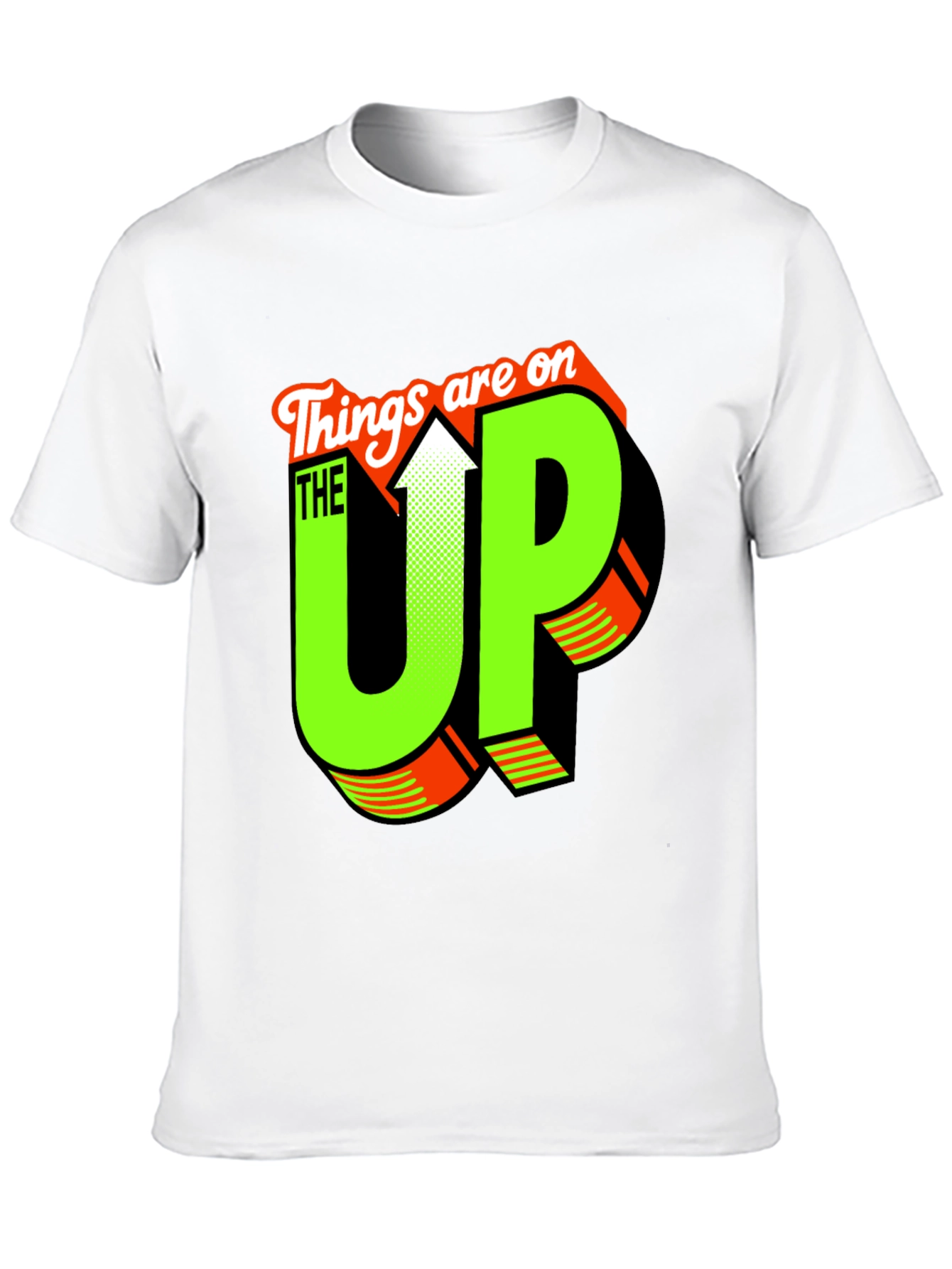 Black Things are on the UP Graphic T-Shirt view 10