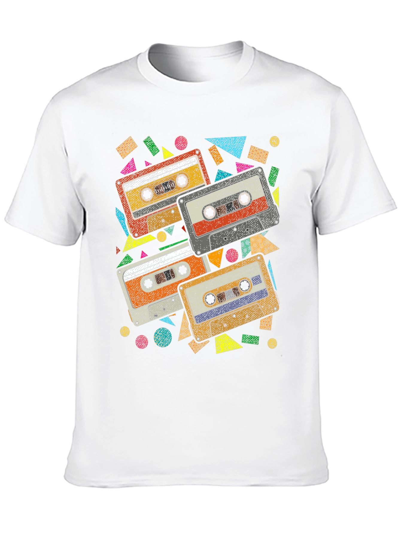 Black Retro Cassette Tape Graphic Tee - Black view 10