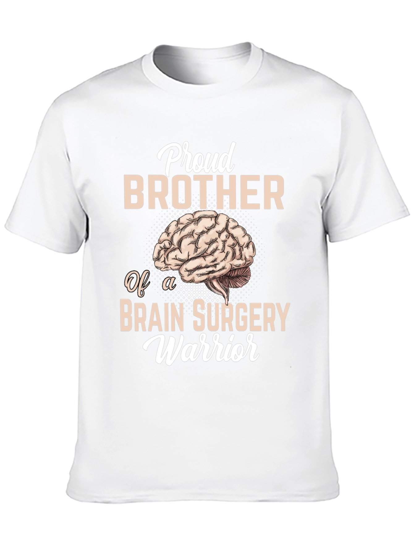 Black Proud Brother Brain Surgery Warrior T-Shirt view 10