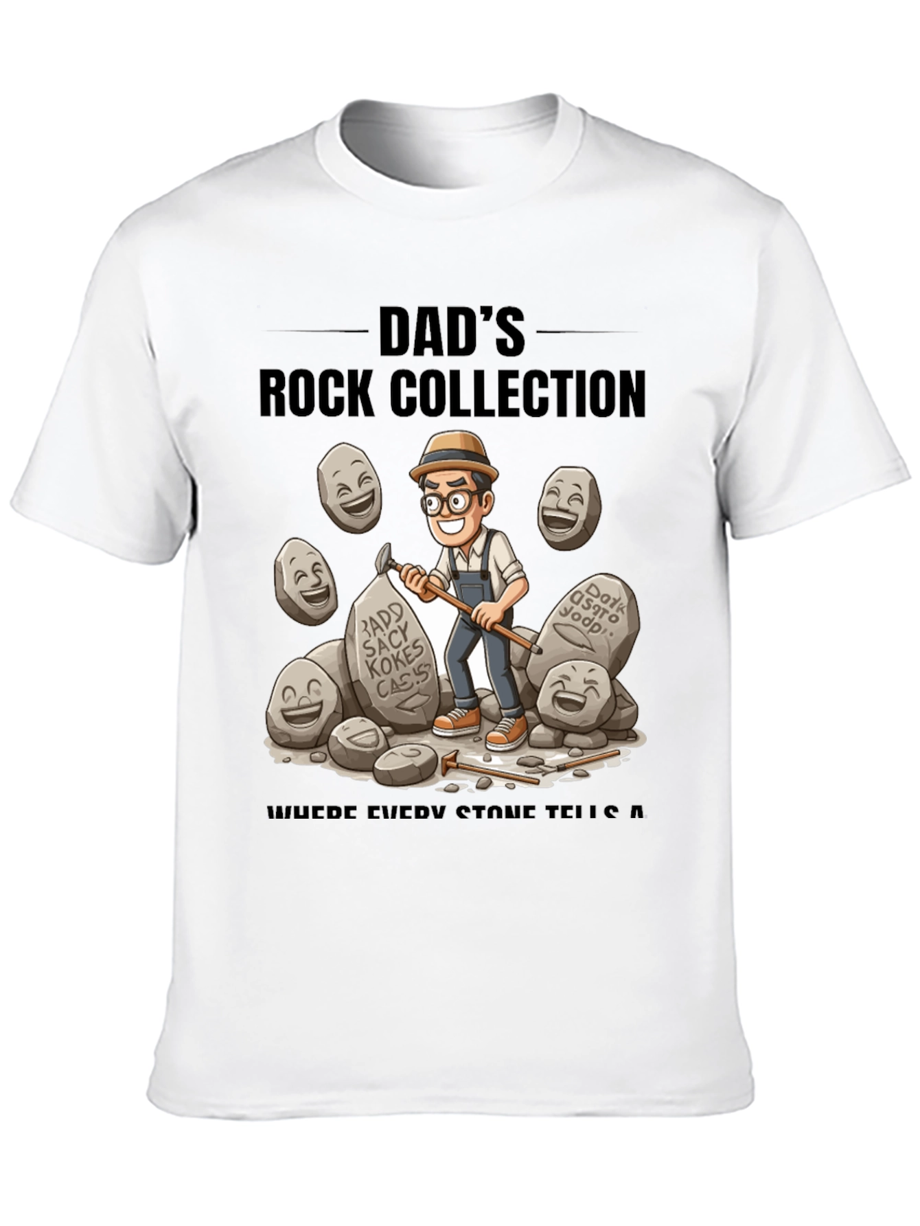 Black Dad's Rock Collection Graphic Tee view 10