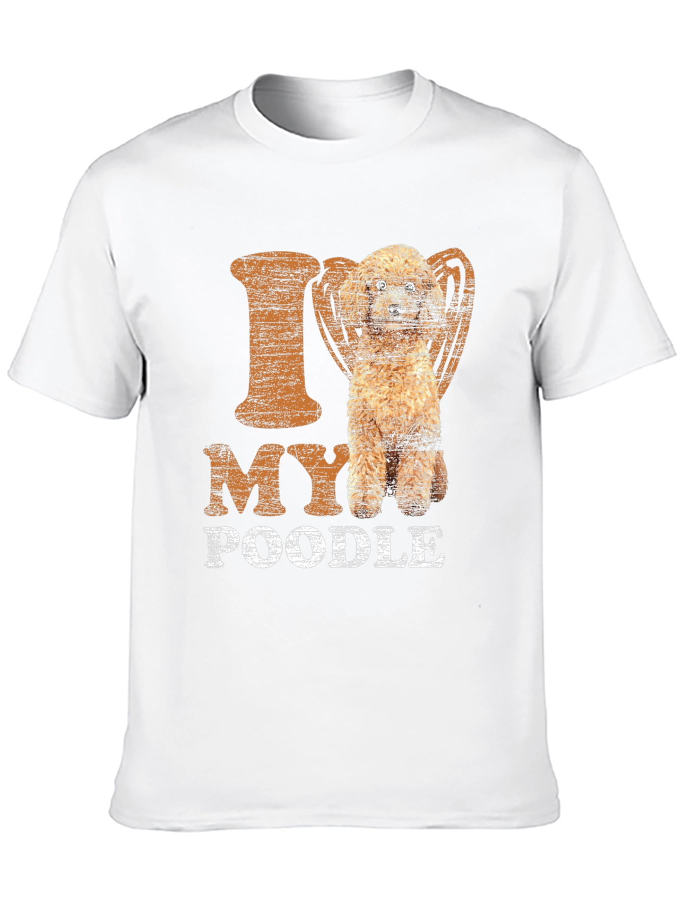 Black I Love My Poodle T-Shirt - Dog Lover Tee view 10