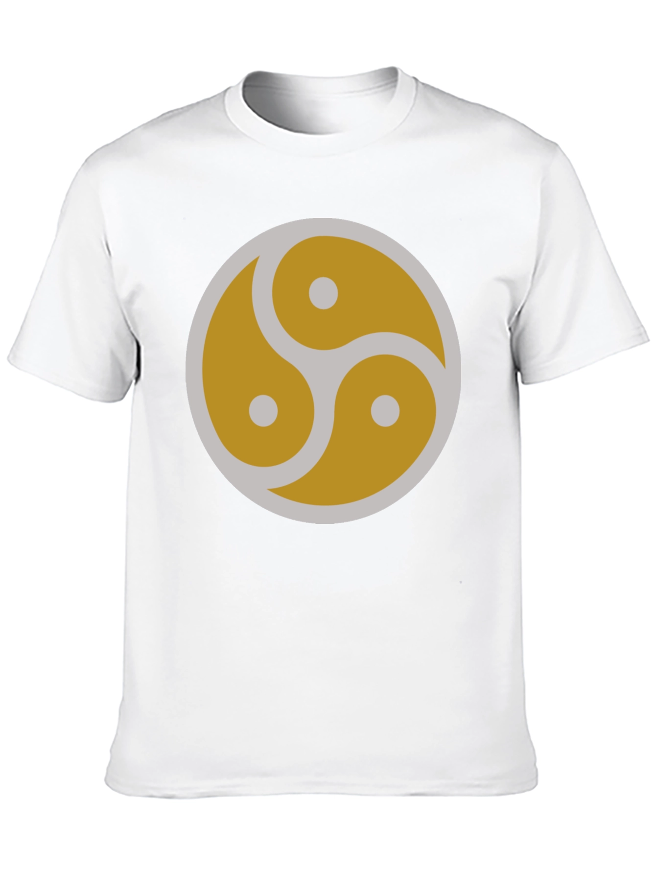 Black Minimalist BDSM Symbol Graphic T-Shirt view 10