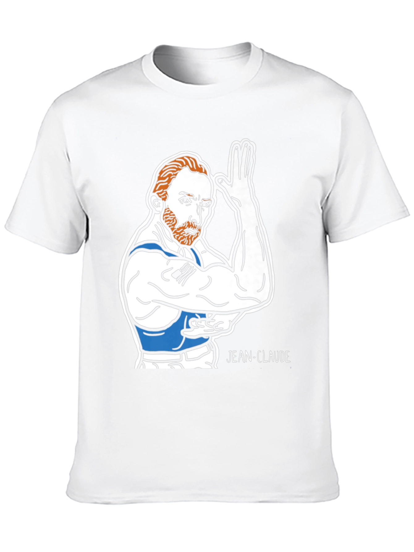 Black Jean-Claude Van Gogh T-Shirt - Black Graphic Tee view 10