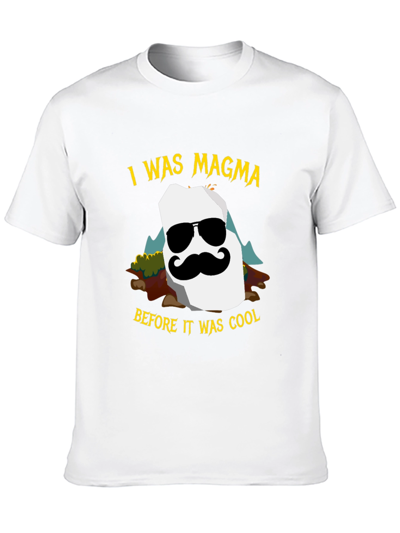 Black I Was Magma Cool Graphic Tee - Black view 10