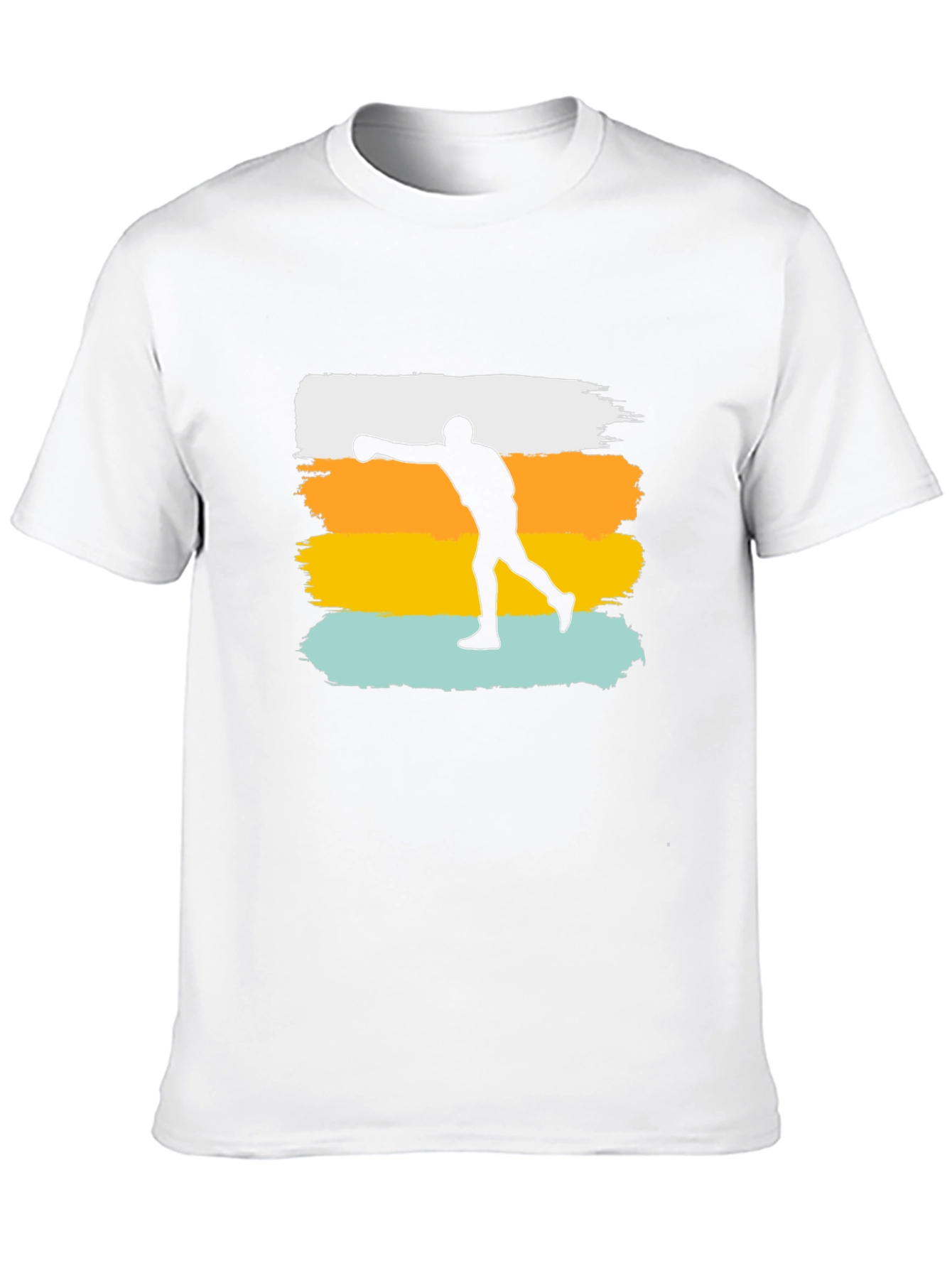 Black Retro Boxer Graphic Tee - Soft Black Cotton Shirt view 10