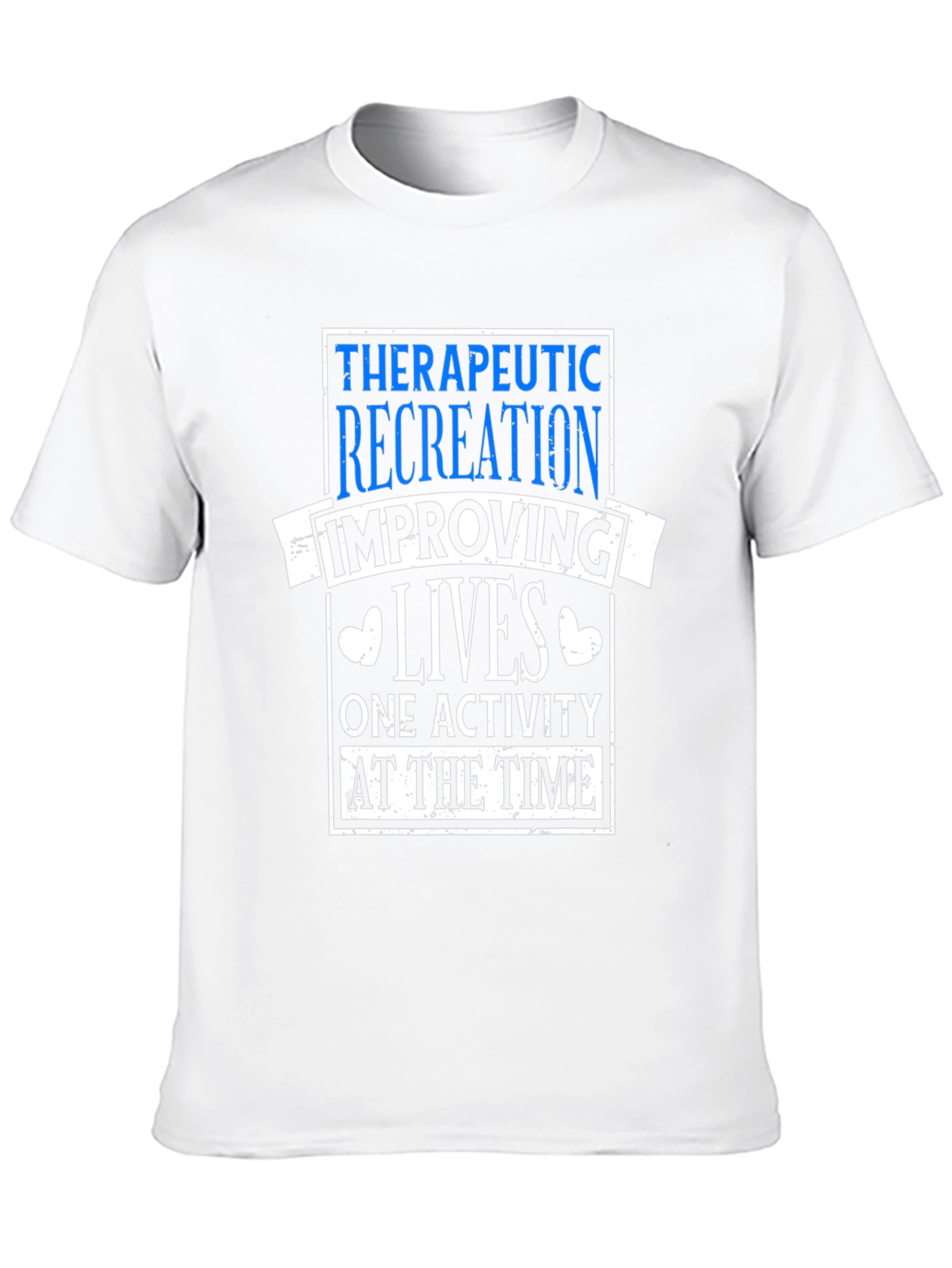 Black Therapeutic Recreation T-Shirt: Improving Lives One Activity view 10