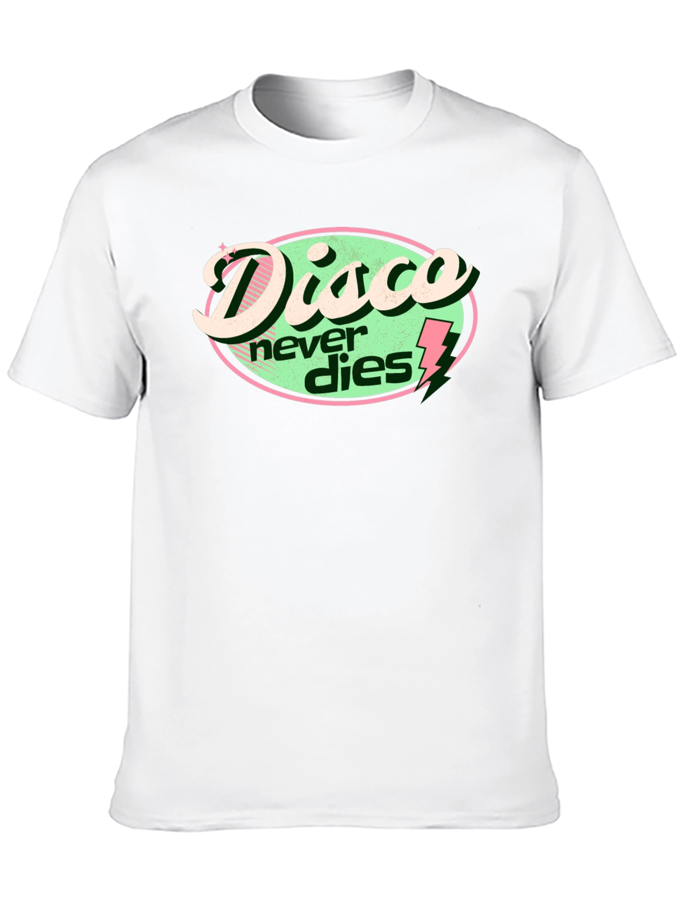 Black Disco Never Dies Graphic T-Shirt view 10
