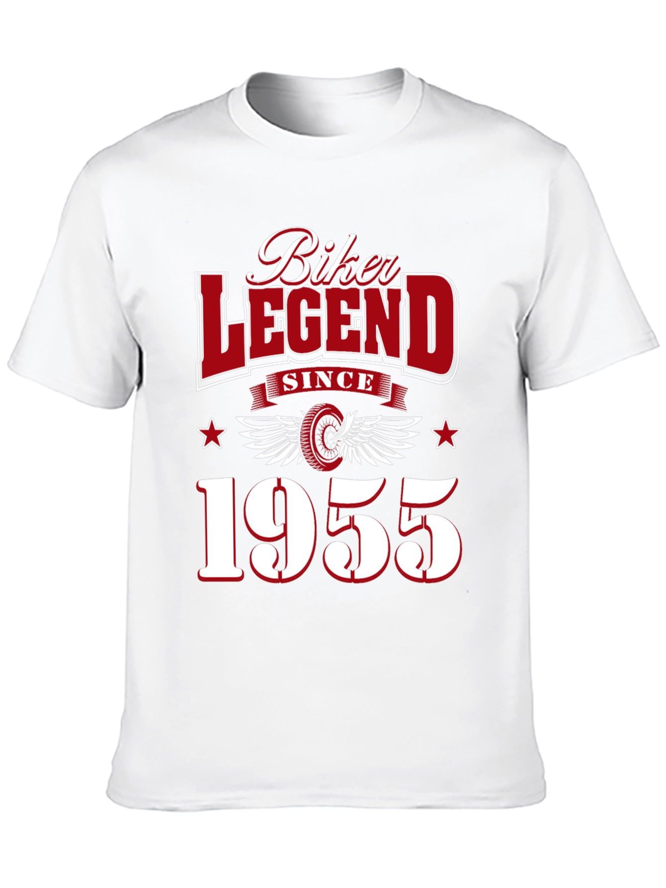Black Biker Legend Since 1955 Graphic T-Shirt view 10