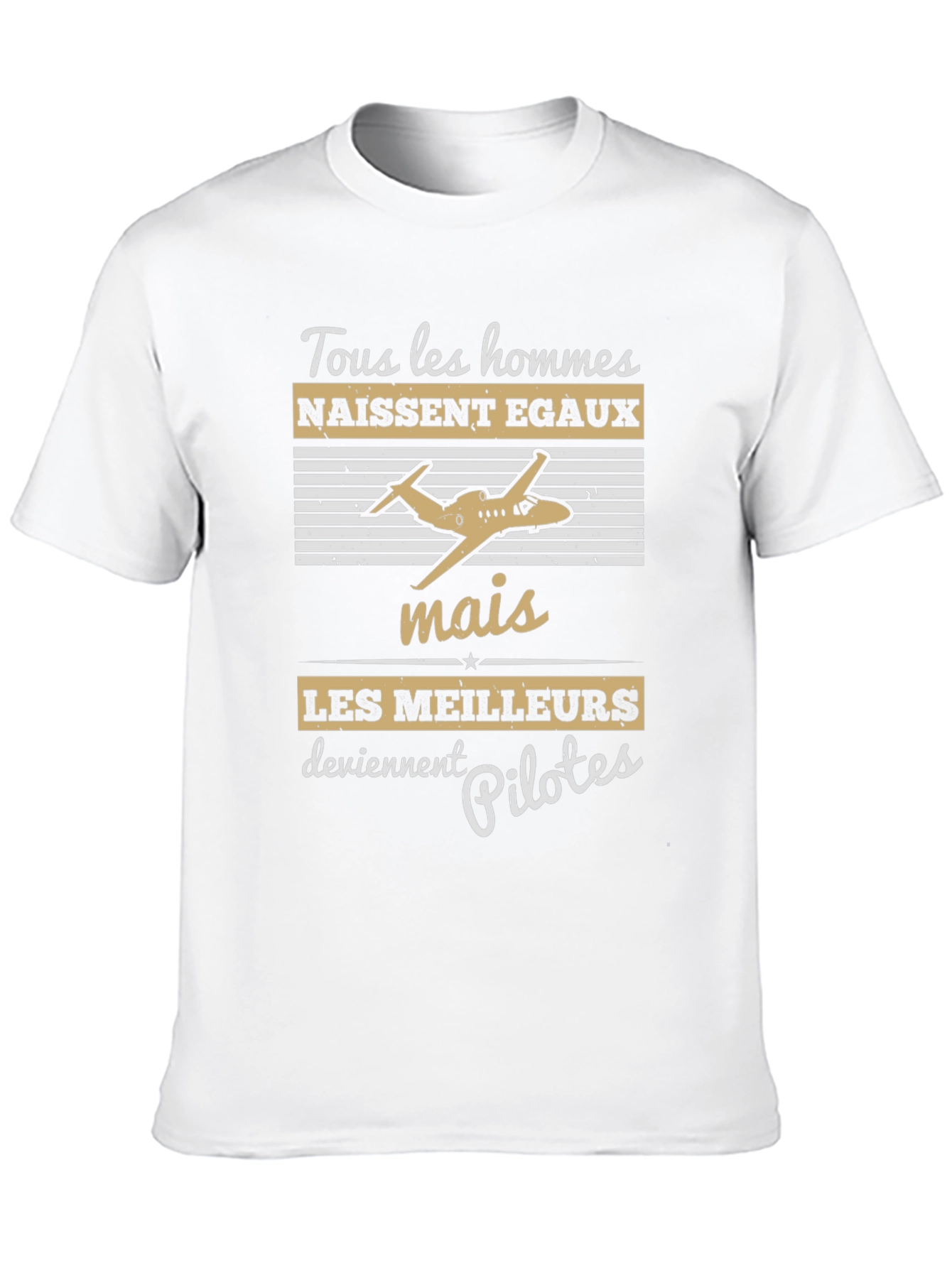 Black Pilot T-Shirt: All Men Are Created Equal view 10