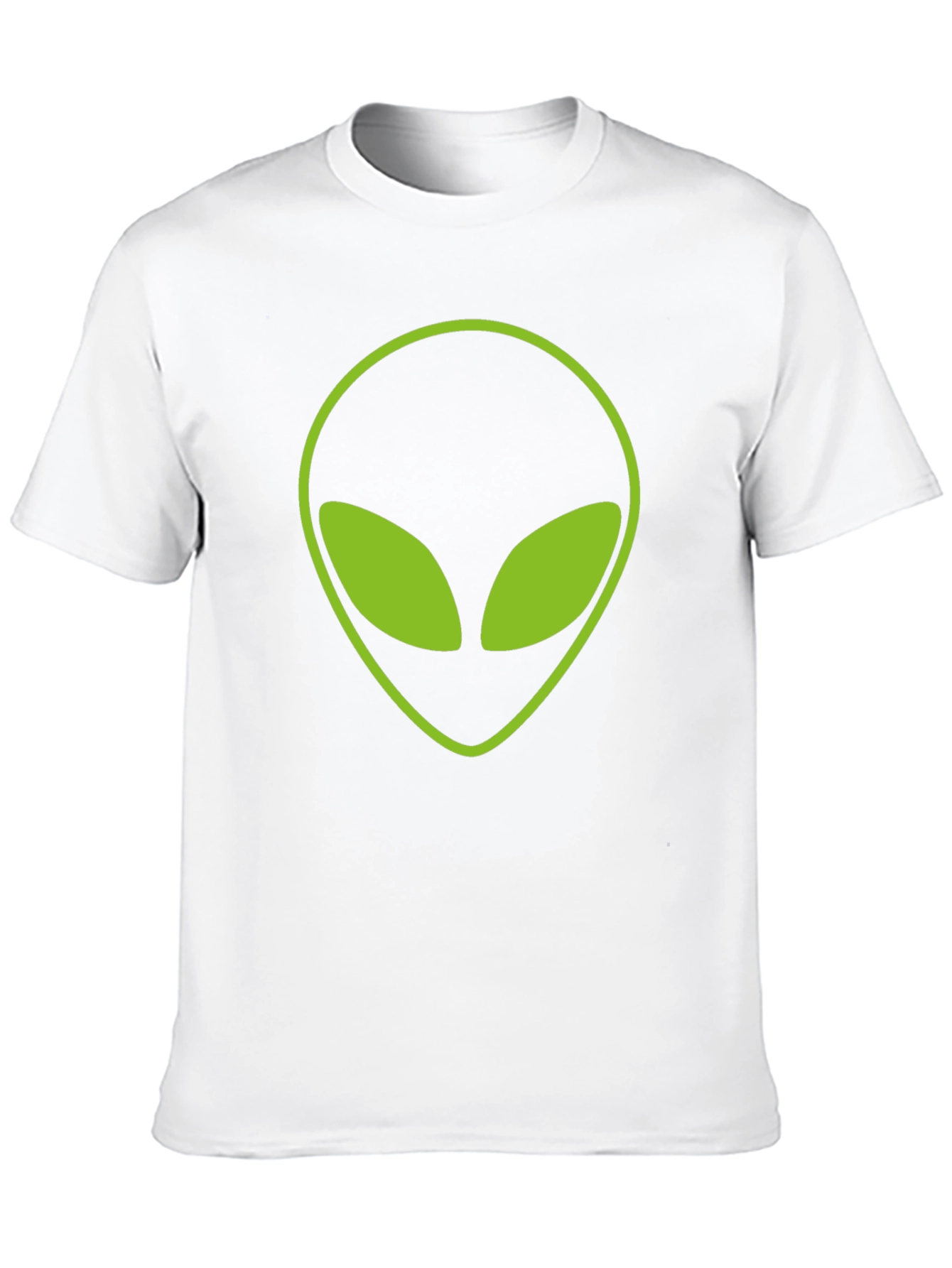 Black Men's Black Alien Graphic T-Shirt view 10