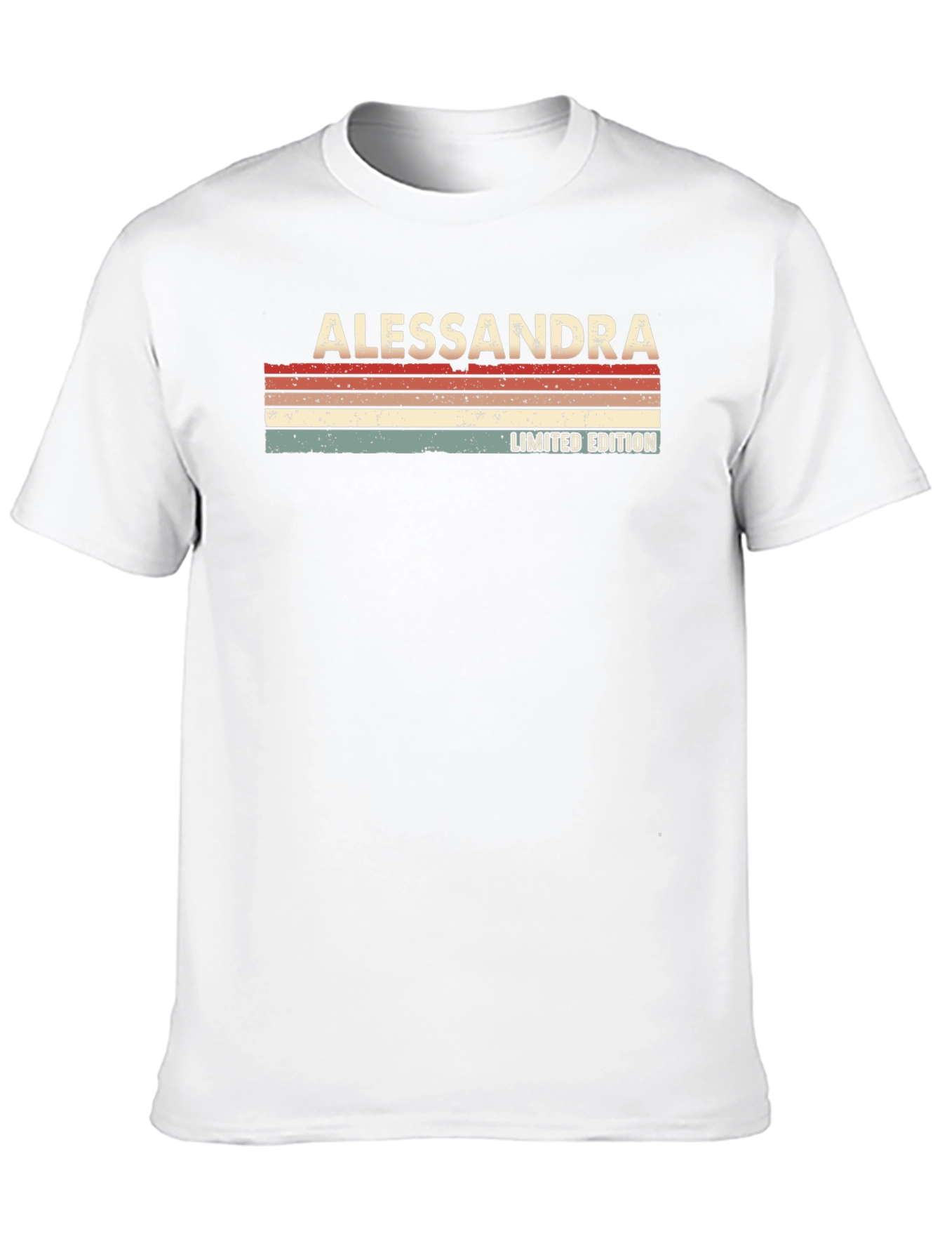 Black Alessandra Limited Edition Vintage Style Graphic T-Shirt view 10