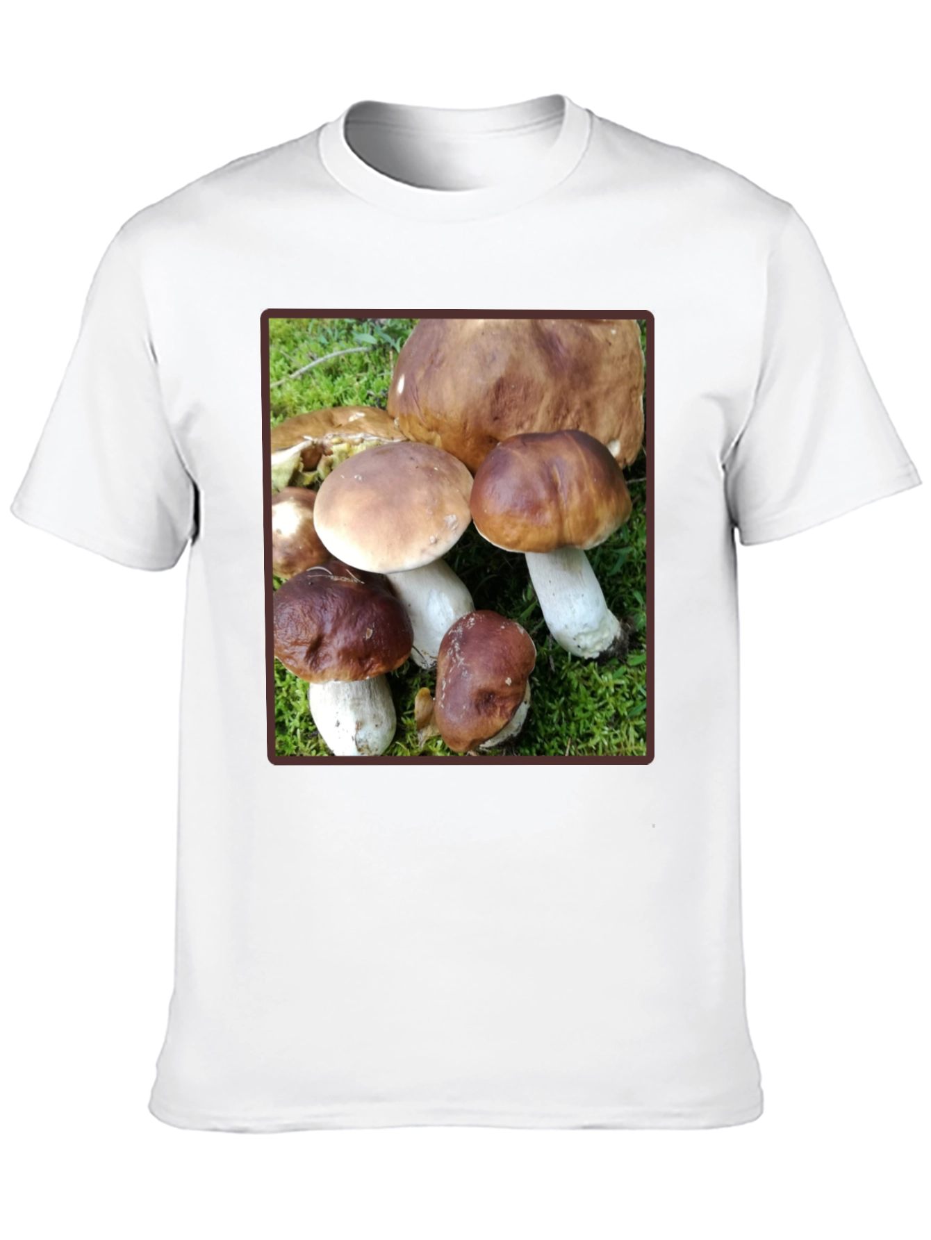 Black Mushroom Graphic T-Shirt - Forest Fungi Tee view 10
