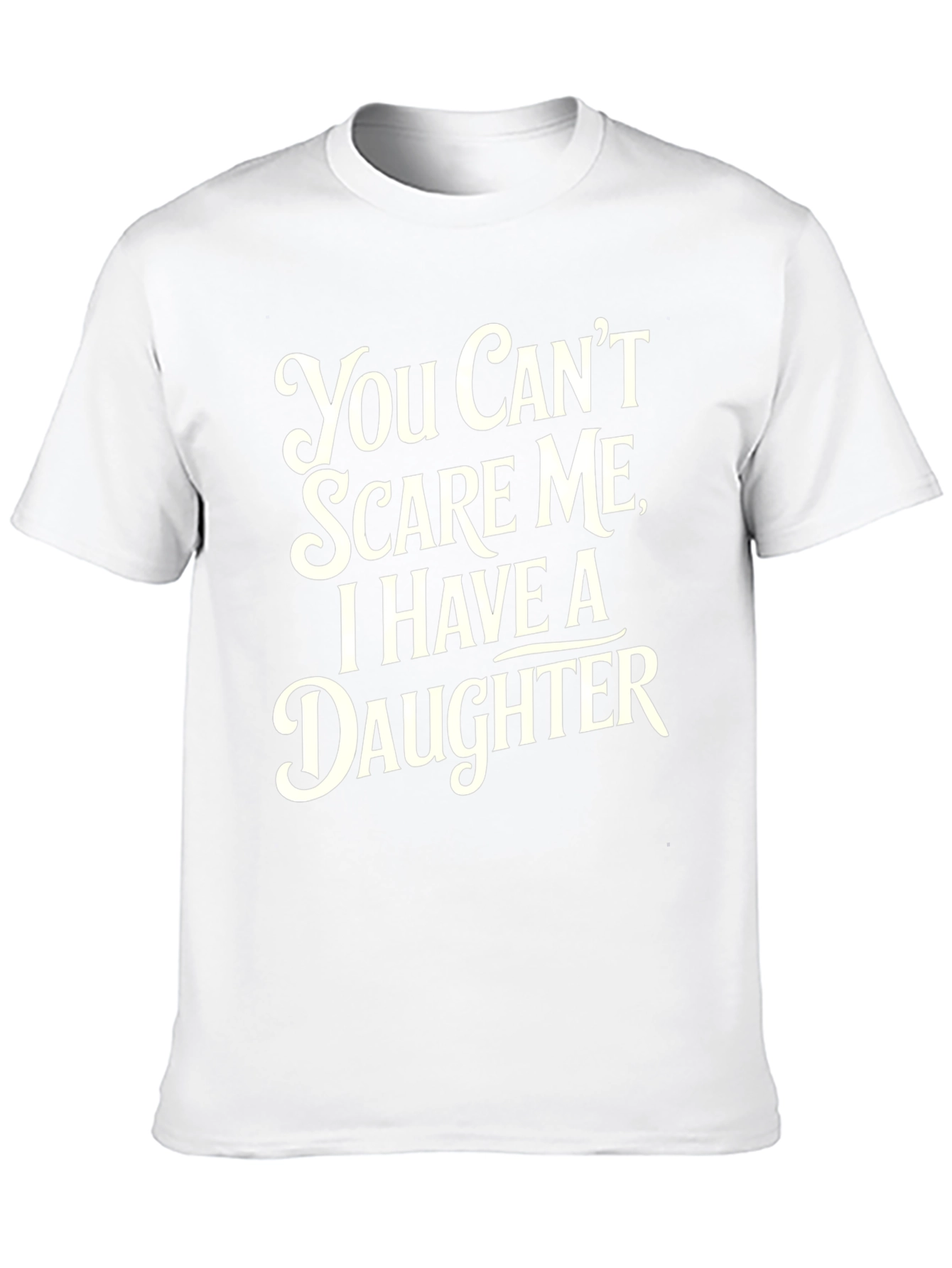 Black Funny Dad T-Shirt: You Can't Scare Me, I Have a Daughter view 10