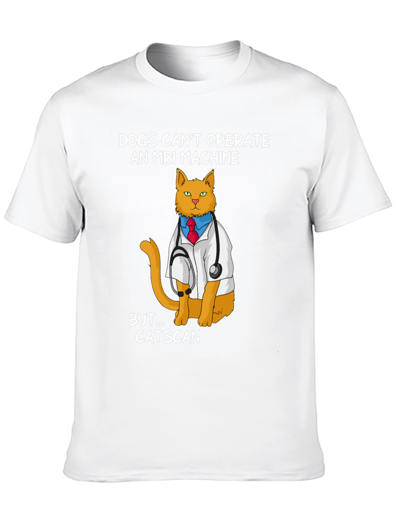 Black Funny Catscan Doctor T-Shirt - MRI Humor view 10