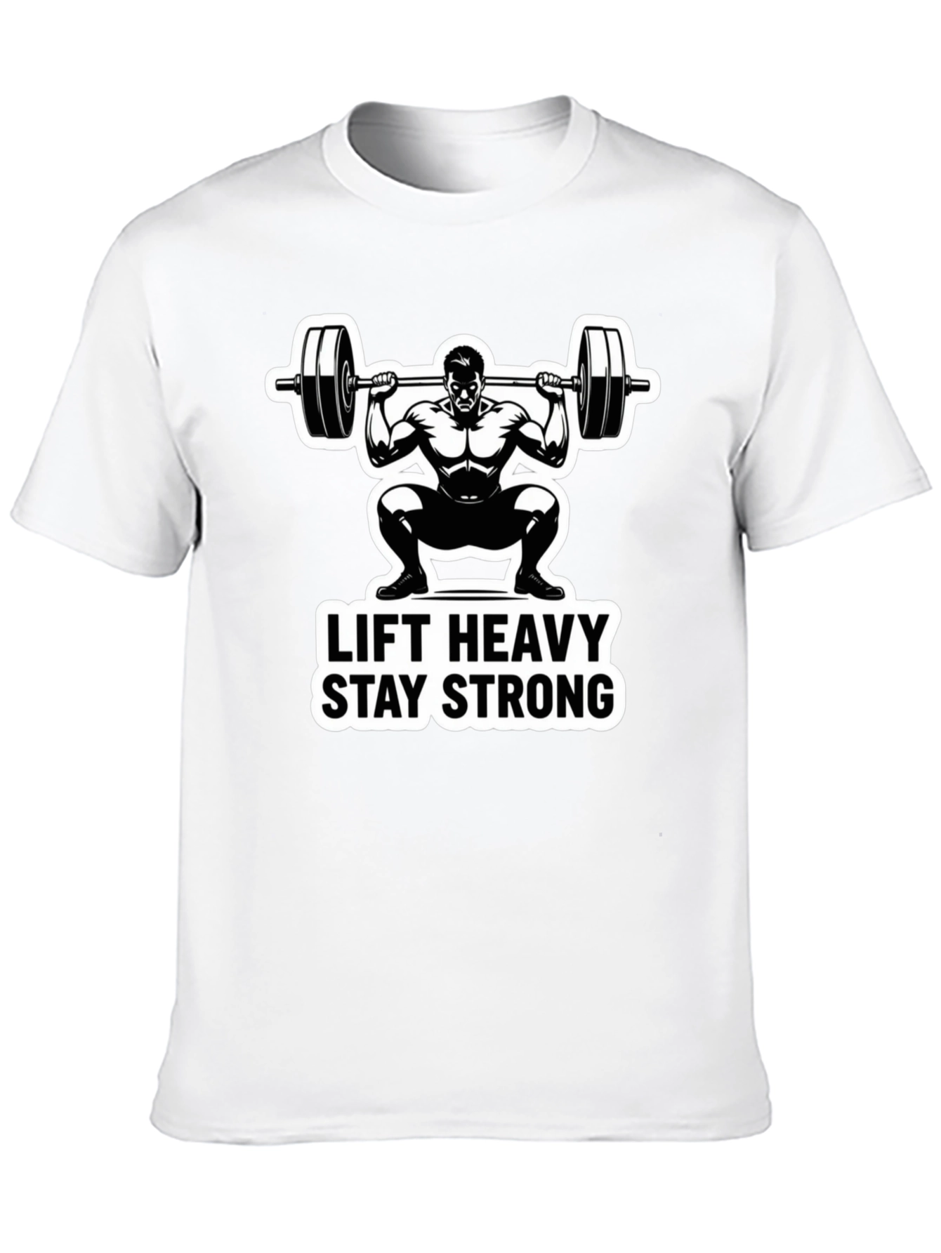 Black Lift Heavy Stay Strong Graphic T-Shirt view 10
