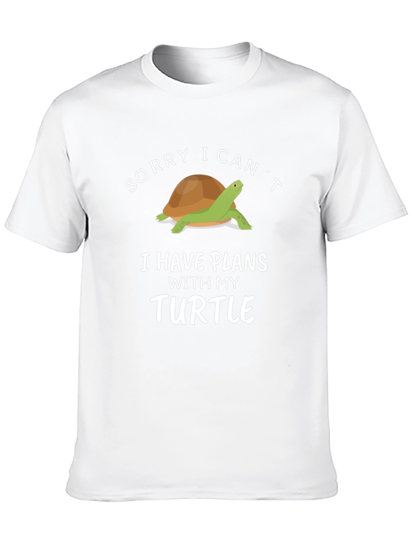 Black Funny Turtle Graphic T-Shirt - I Have Plans view 10