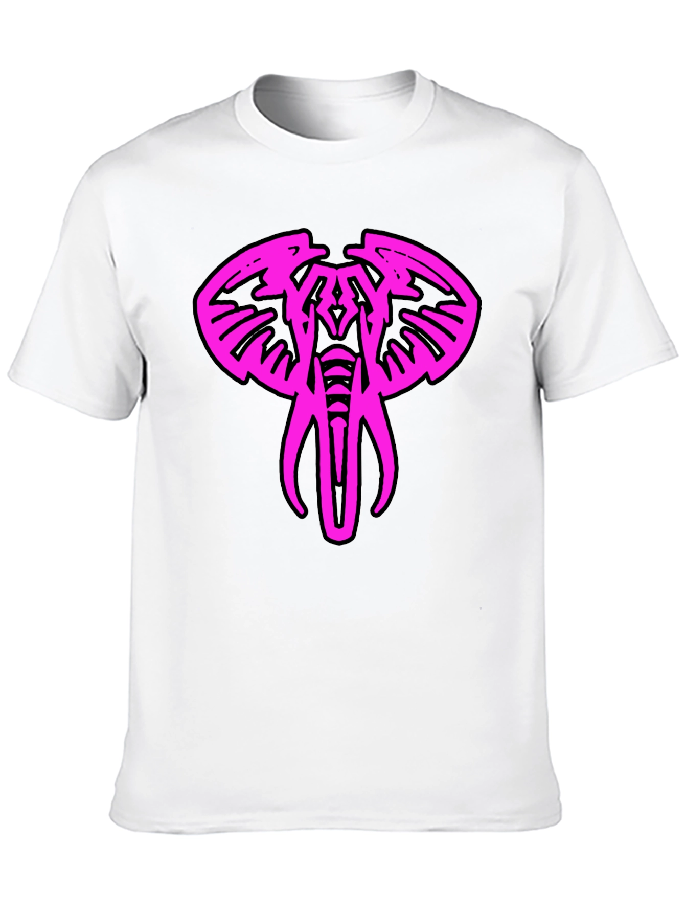 Black Elephant Graphic Tee - Men's Black T-Shirt view 10