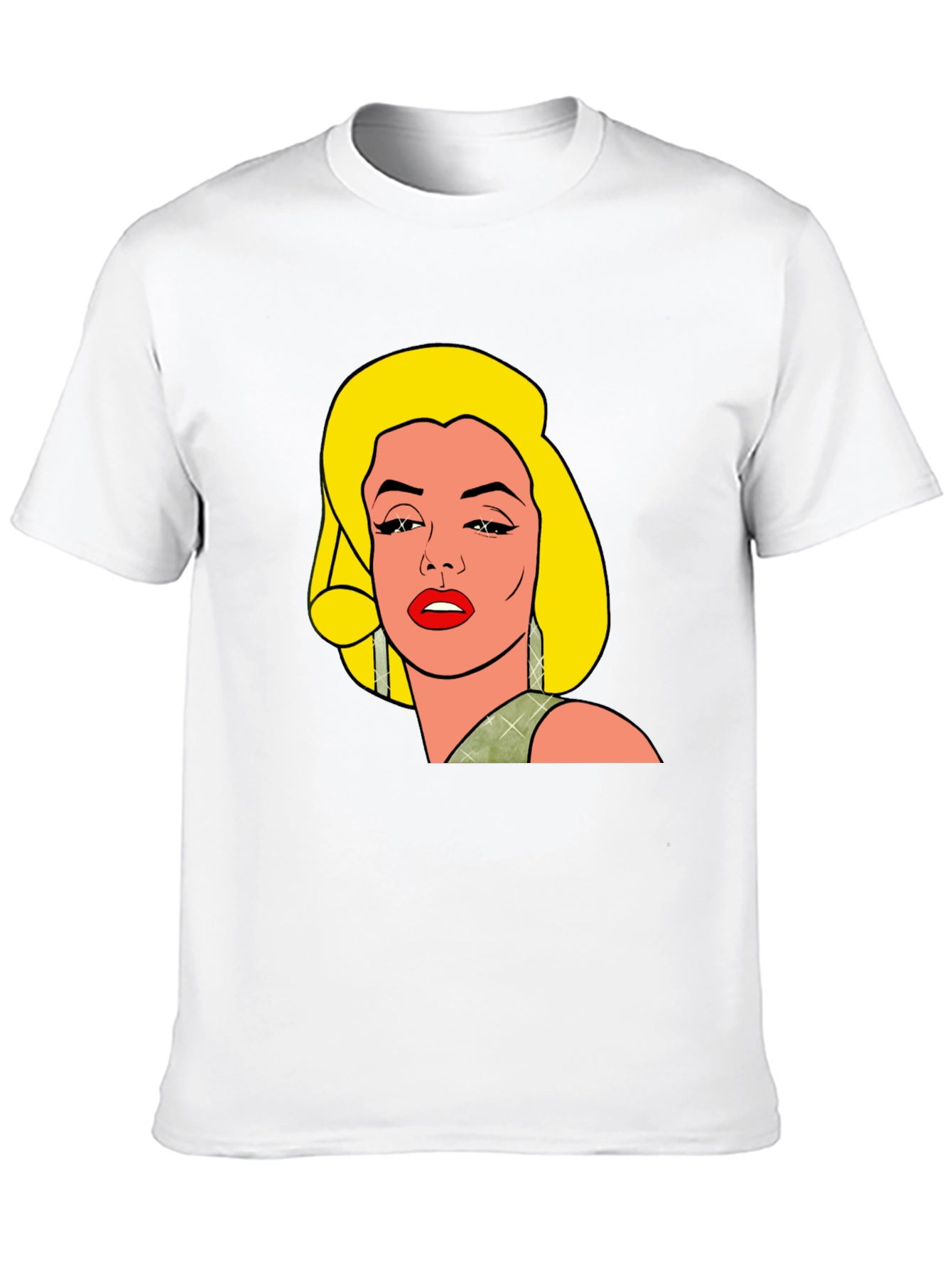 Black Pop Art Marilyn T-Shirt view 10