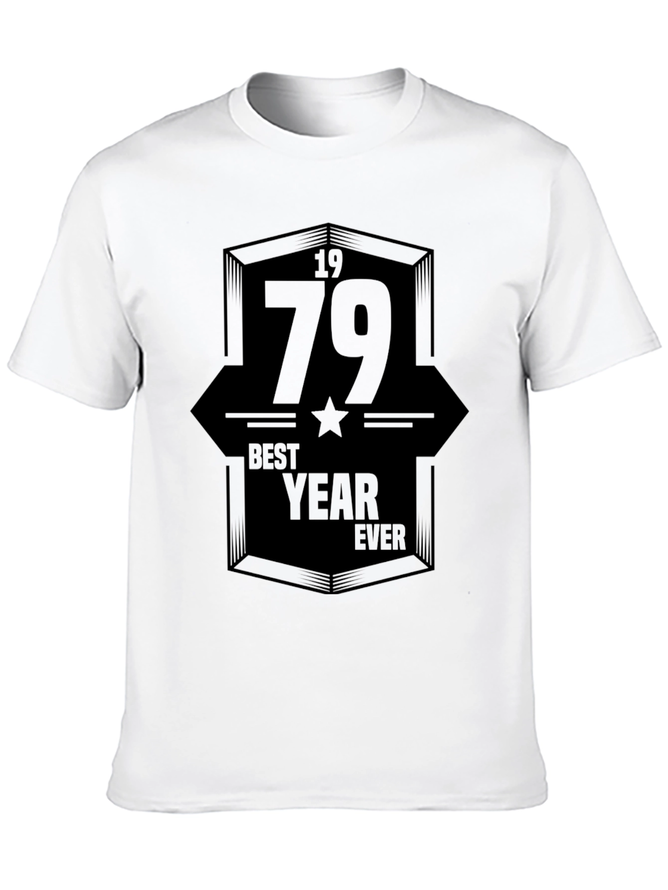 Black 1979 Best Year Ever Graphic T-Shirt - Black view 10