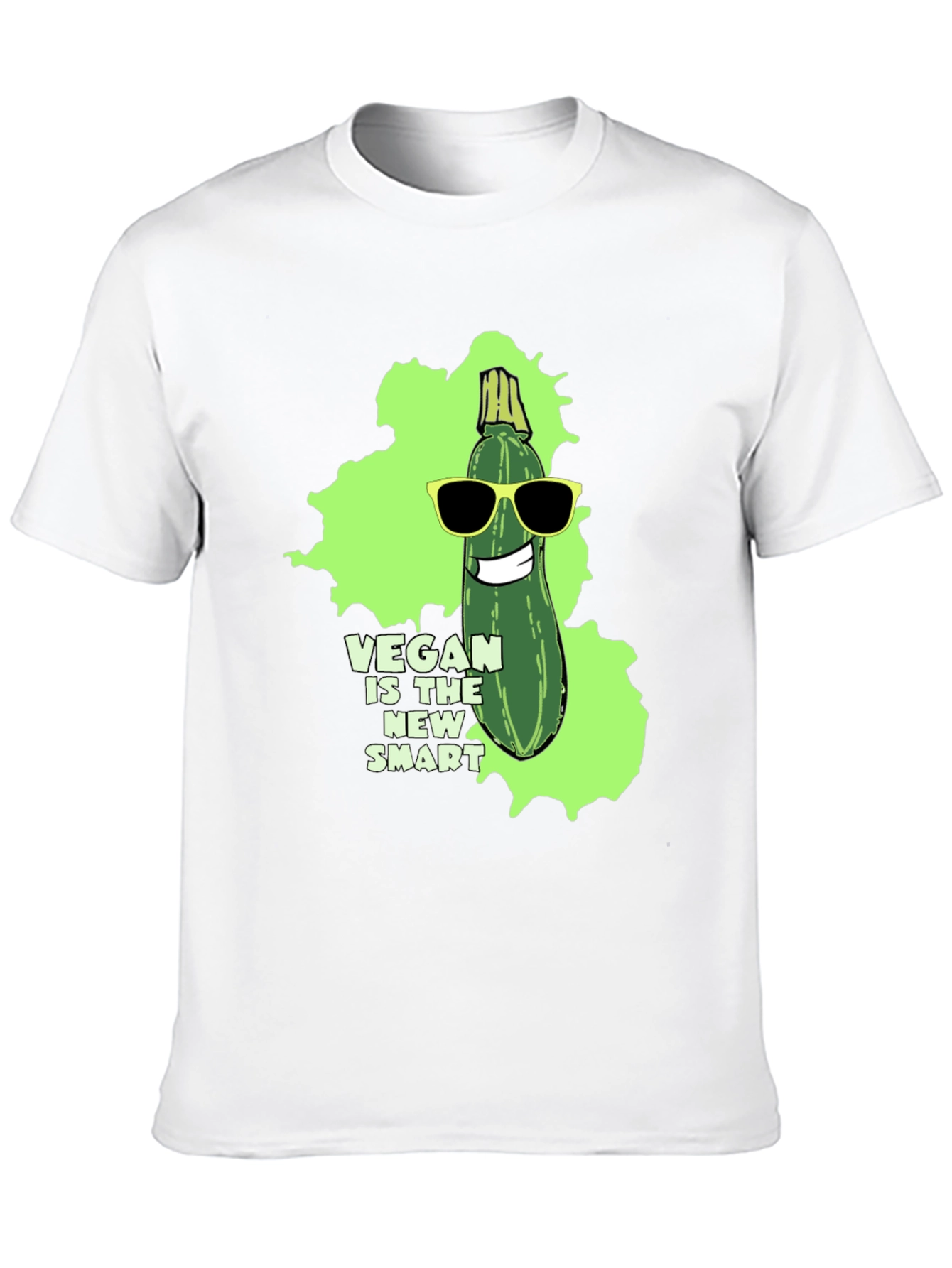 Vegan is the New Smart Graphic T-Shirt - 10