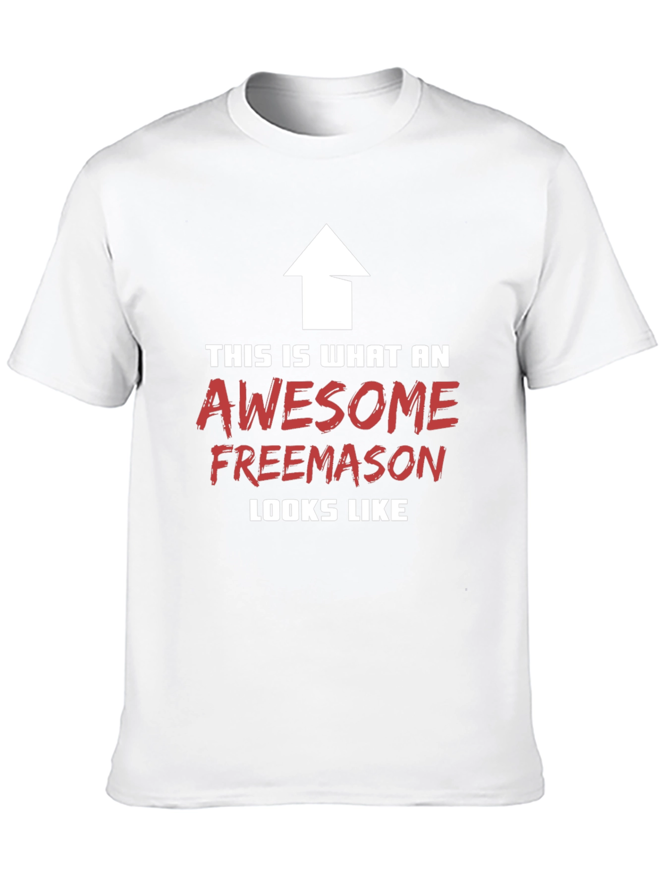Black Awesome Freemason Graphic Tee view 10