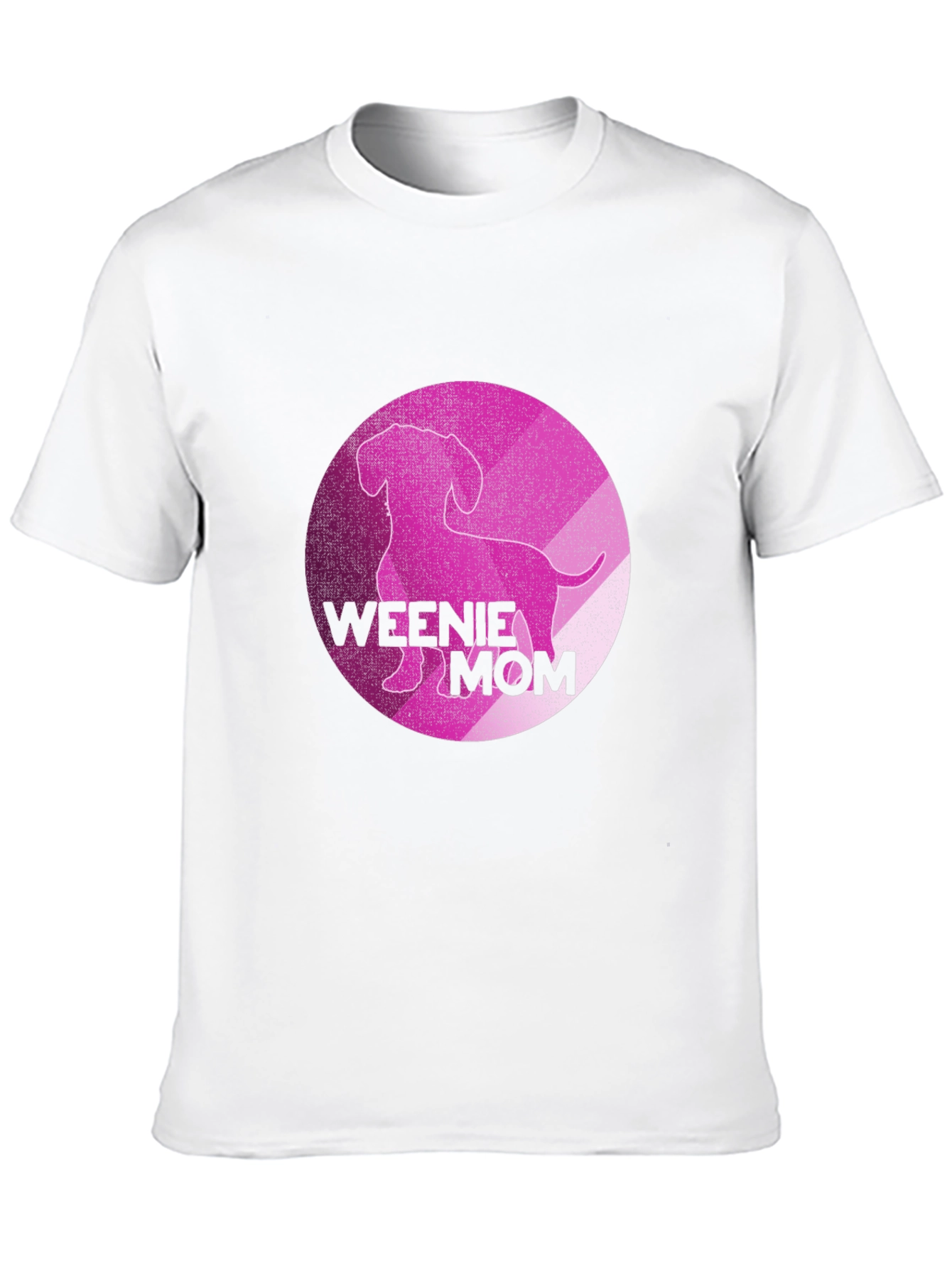 Black Weenie Mom T-Shirt - Dachshund Lover Tee view 10