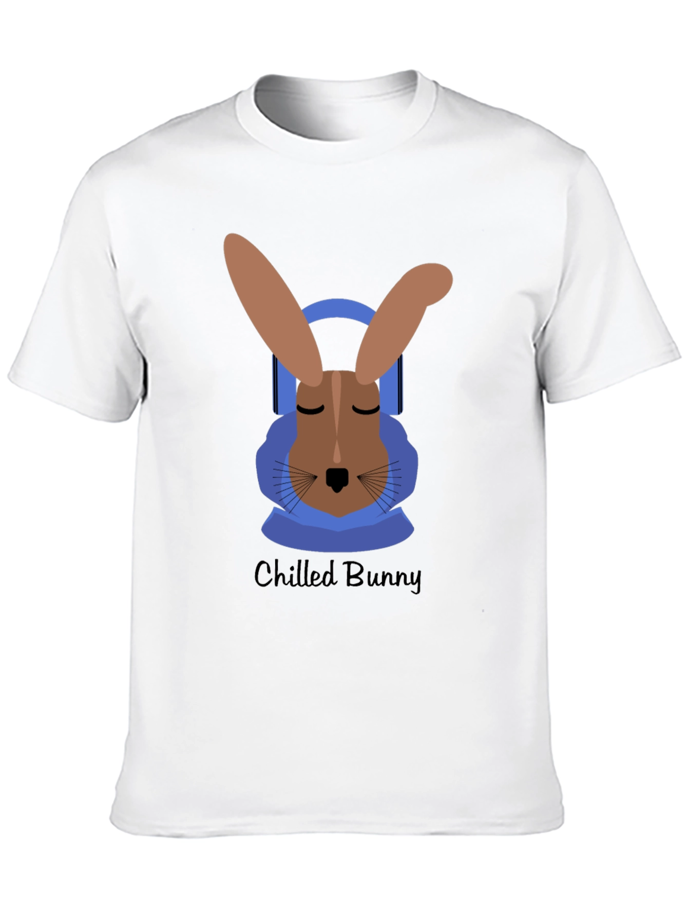 Black Chilled Bunny Graphic Tee - Relaxed Style view 10