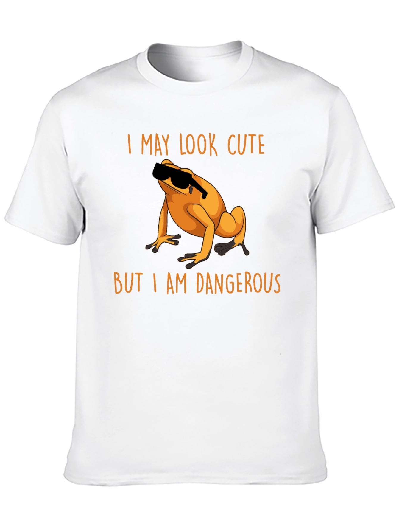 Black Cute But Dangerous Frog T-Shirt view 10