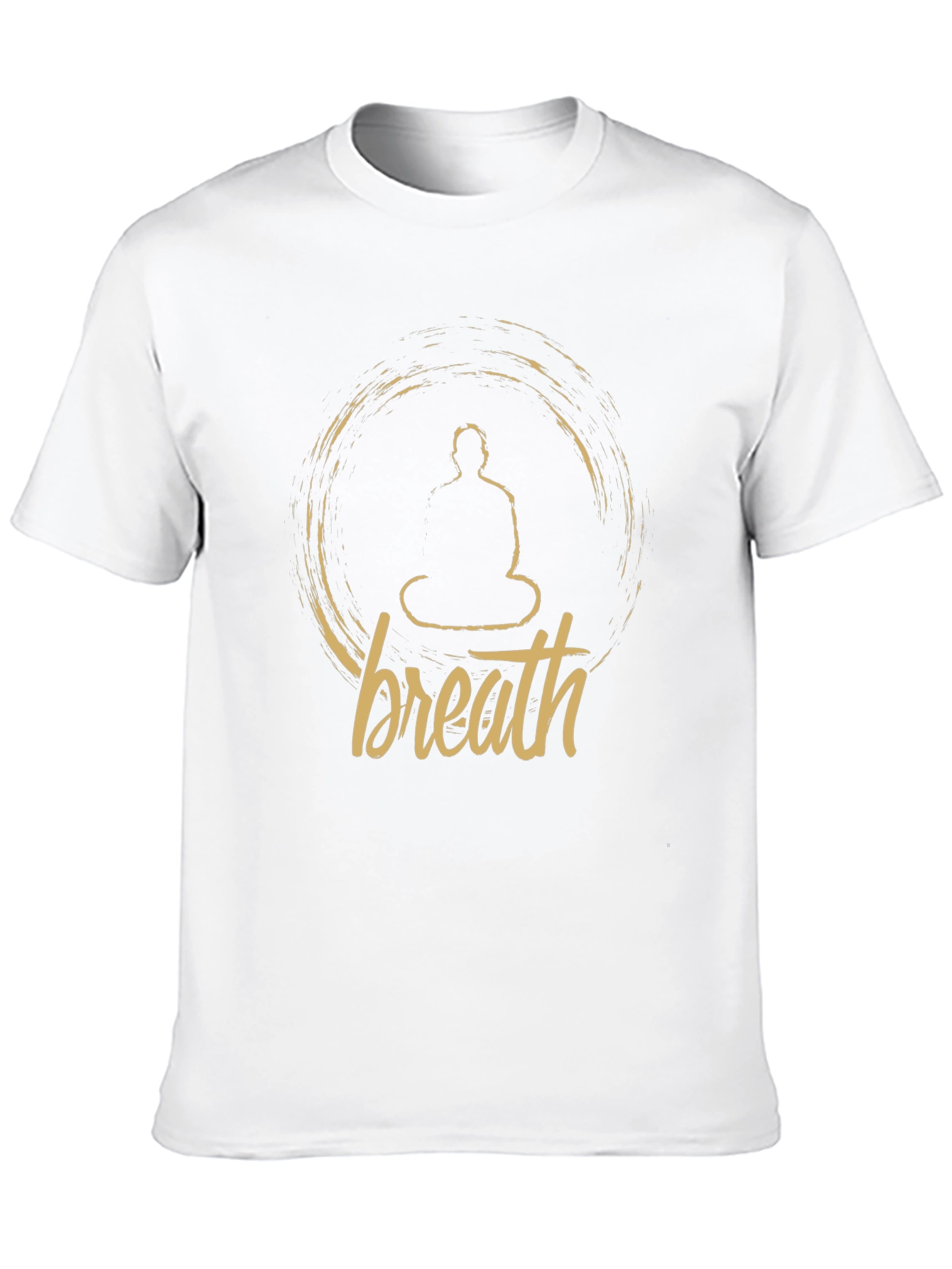 Black Breath Buddha Meditation Black T-Shirt view 10