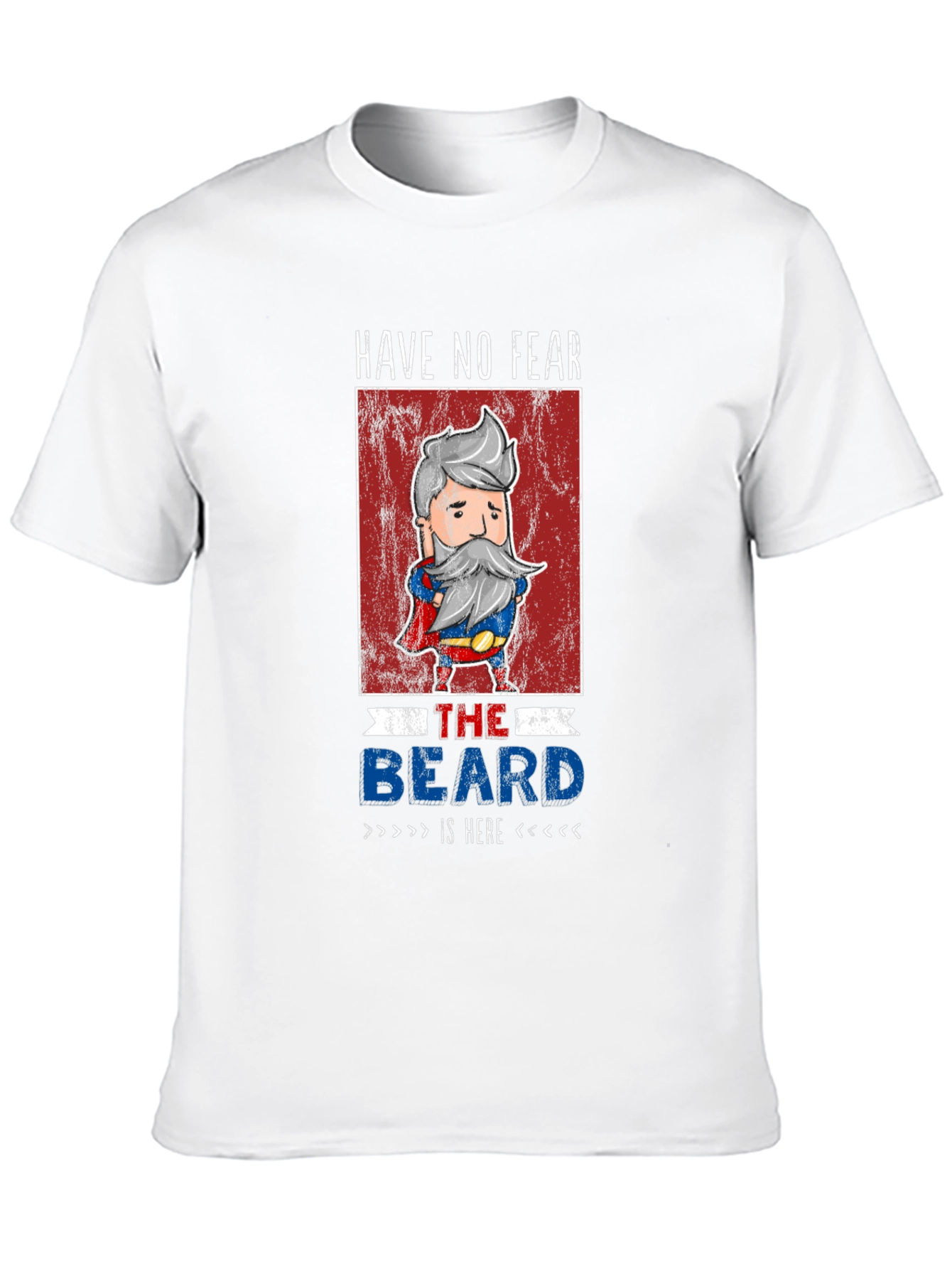 Black Have No Fear The Beard Is Here T-Shirt view 10