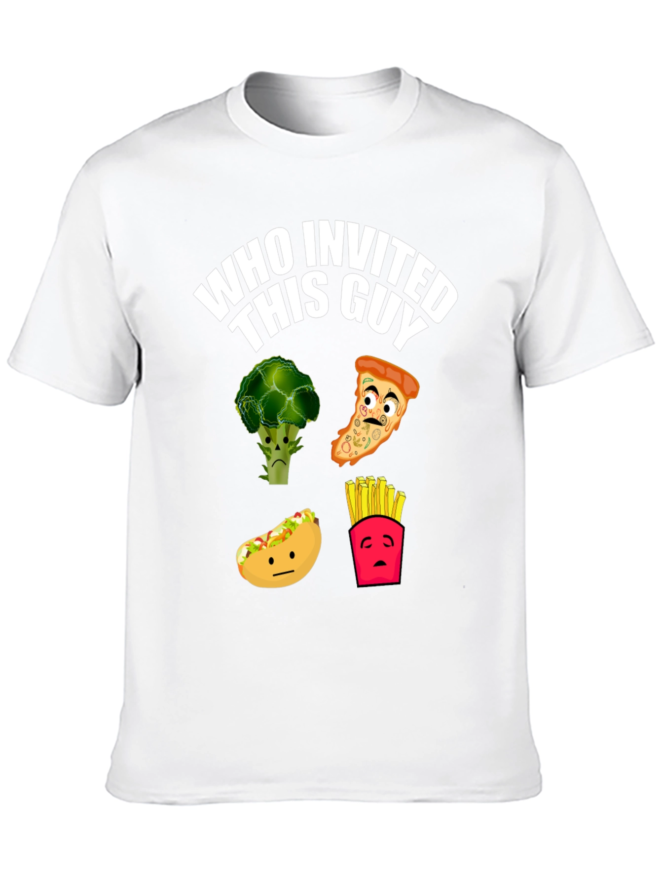 Black Who Invited This Guy T-Shirt view 10