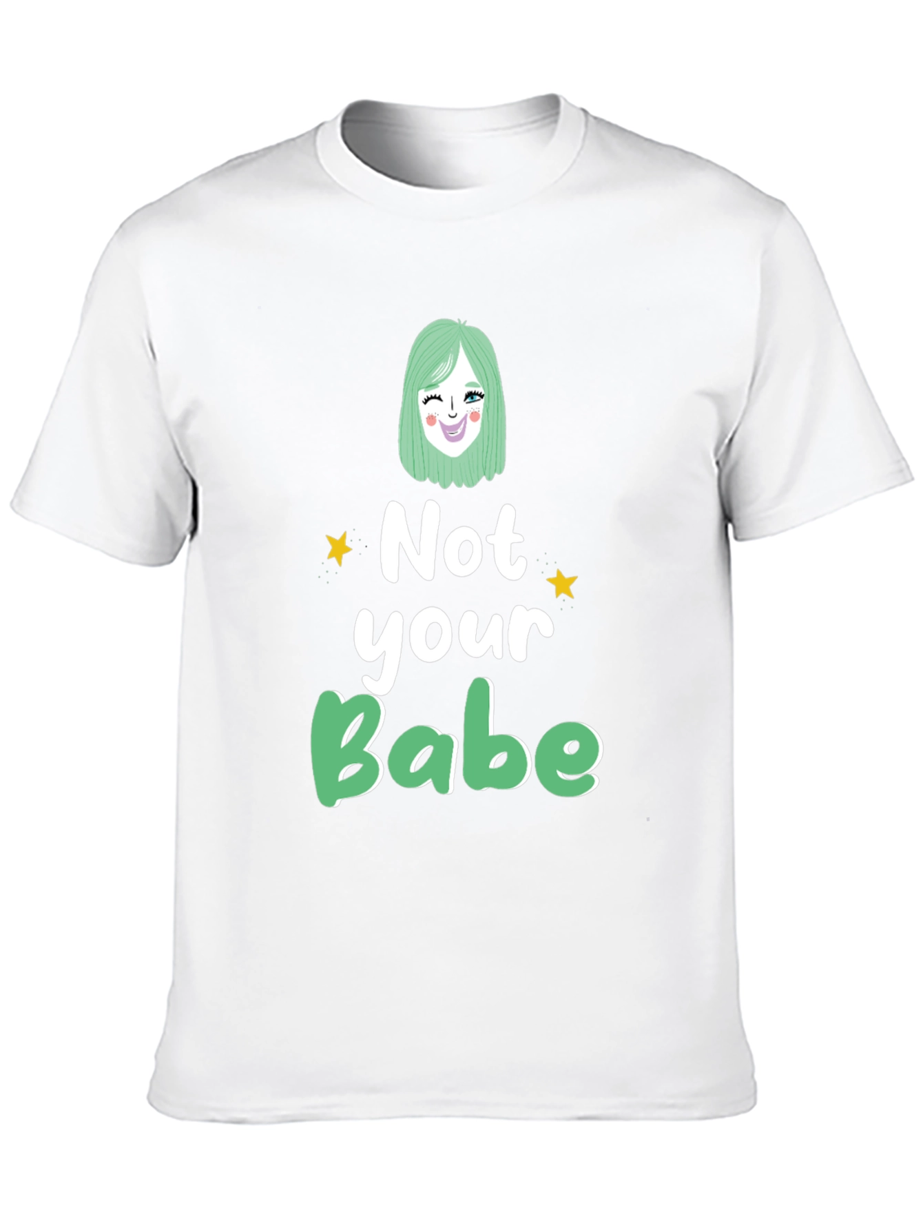 Black Not Your Babe Graphic Tee - Unisex view 10