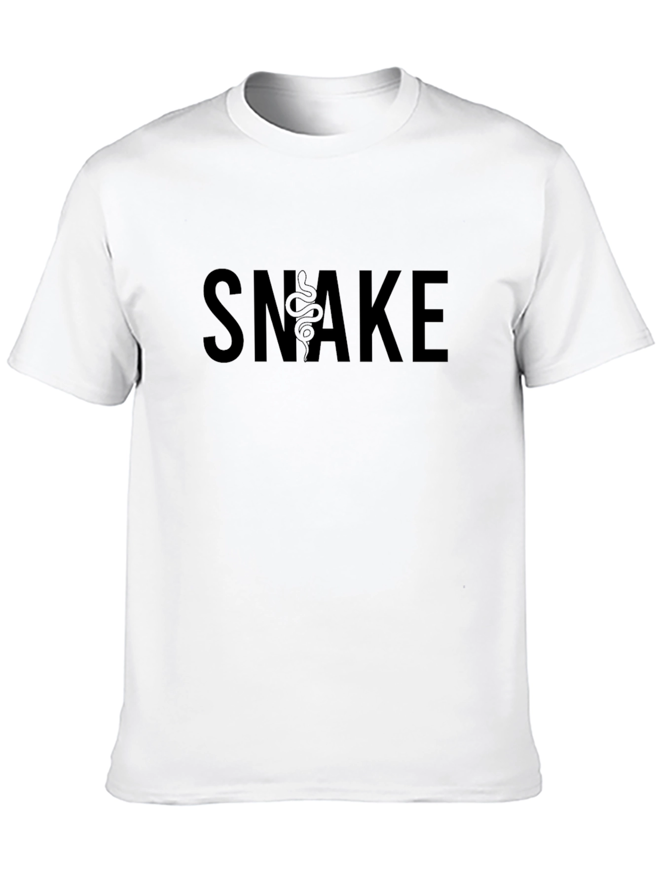 Black Snake Graphic Tee - Black Cotton Blend view 10
