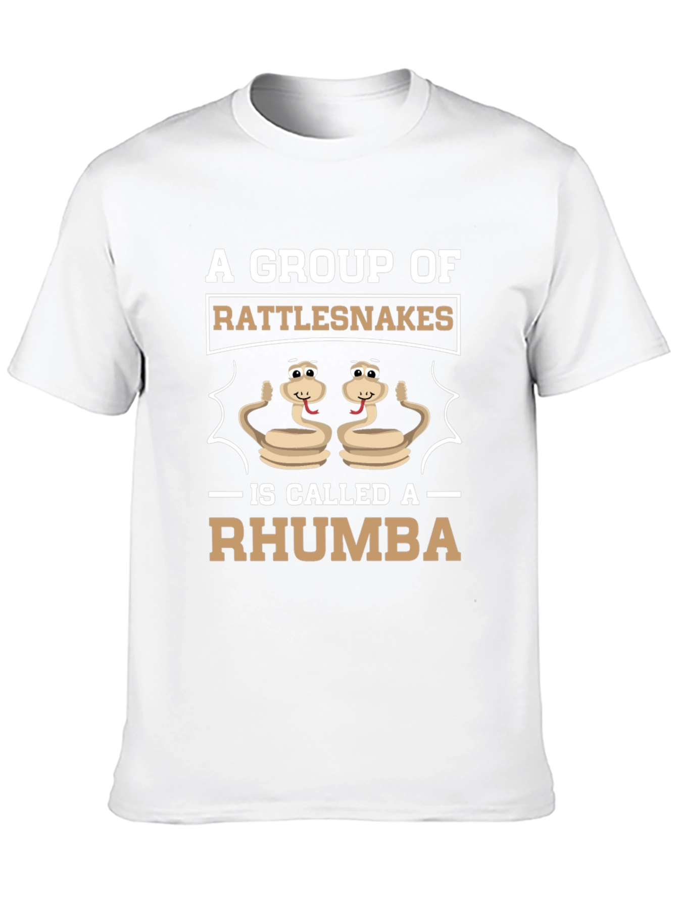 Black Funny Rattlesnake Rhumba Graphic T-Shirt view 10