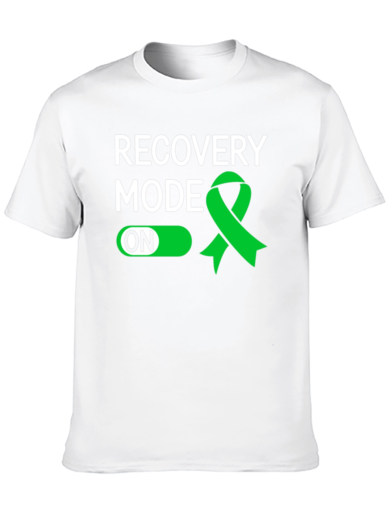 Black Recovery Mode ON T-Shirt - Mental Health Awareness view 10