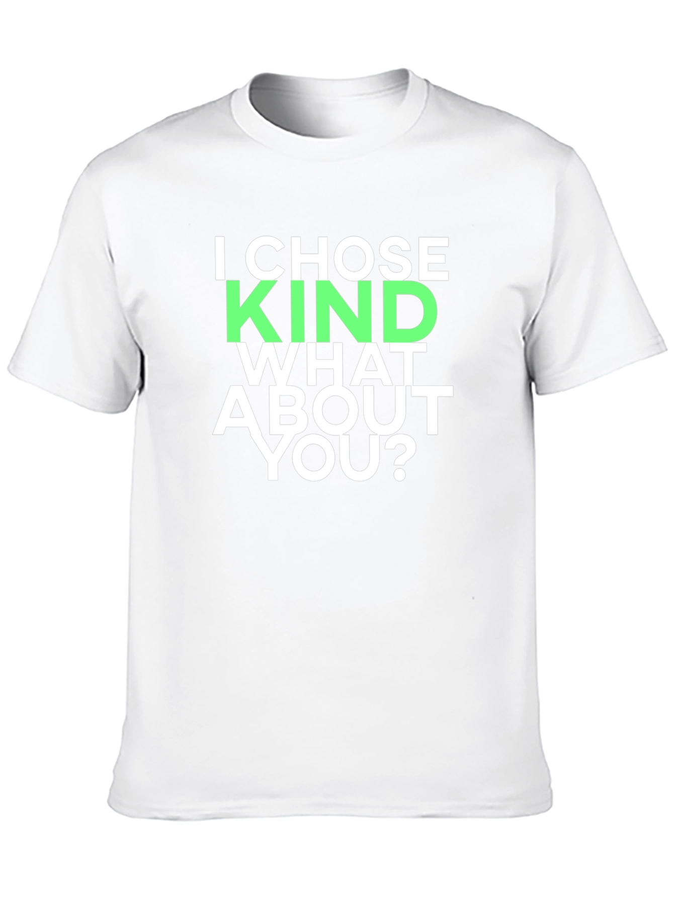 Black I Chose Kind T-Shirt - Bold Graphic Tee view 10
