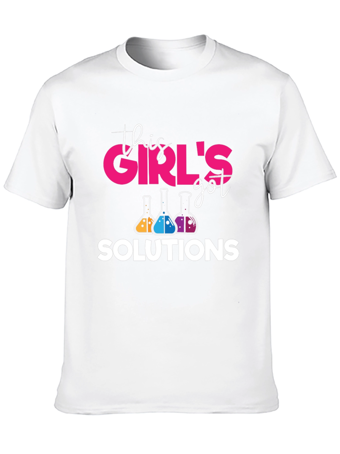 Black Girl's Got Solutions Science T-Shirt view 10