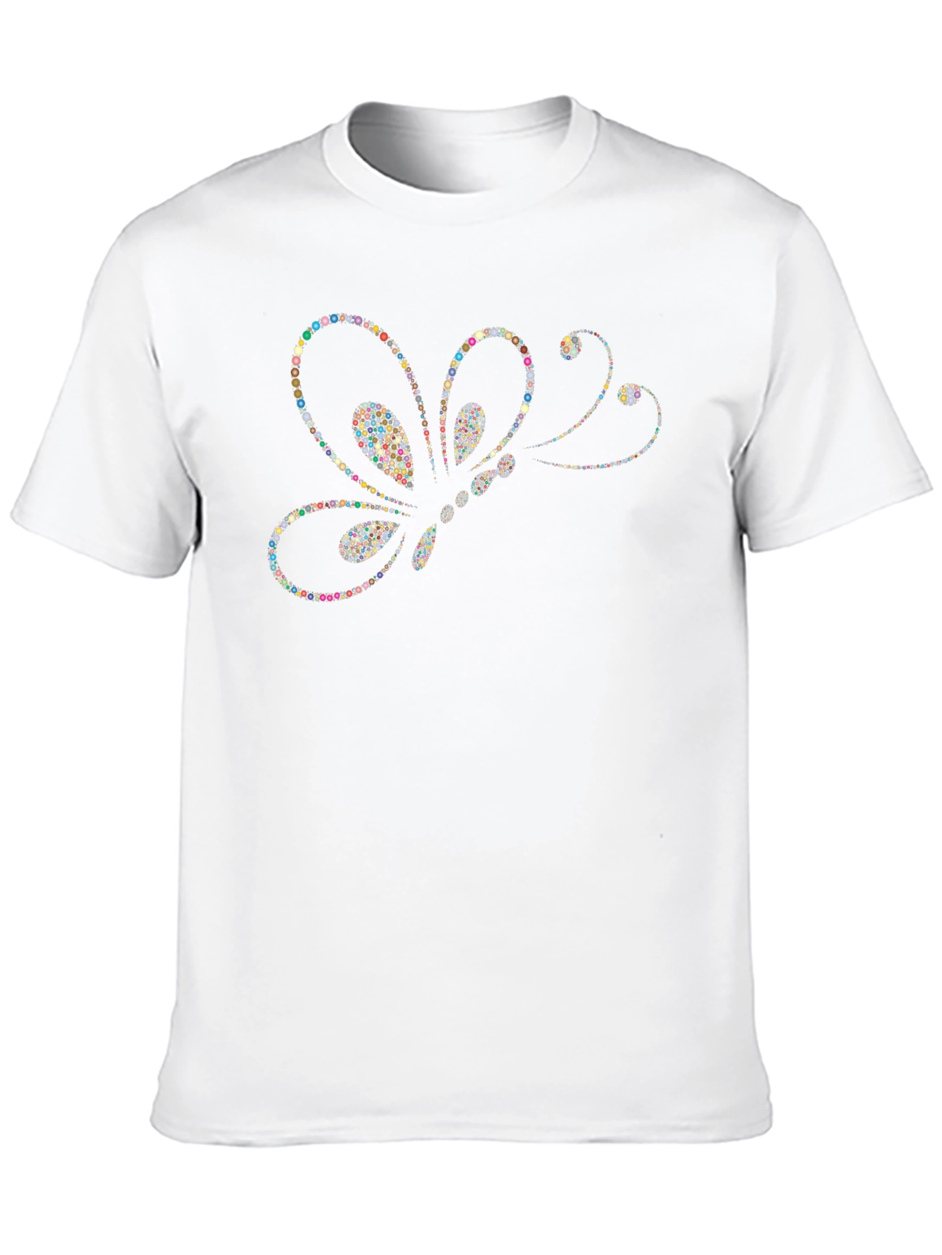 Black Butterfly Graphic Black T-Shirt view 10