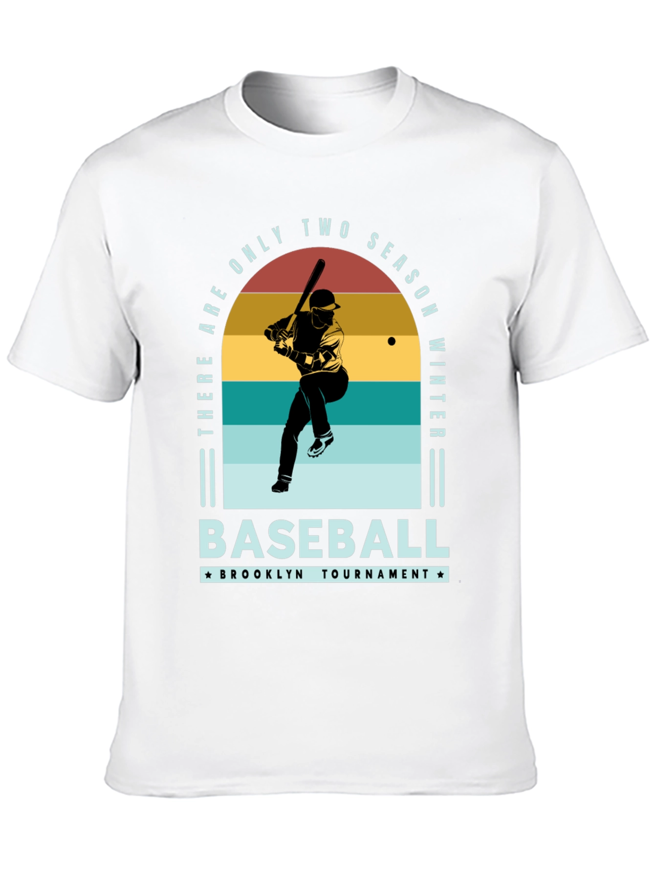 Black Vintage Baseball T-Shirt - Brooklyn Tournament view 10
