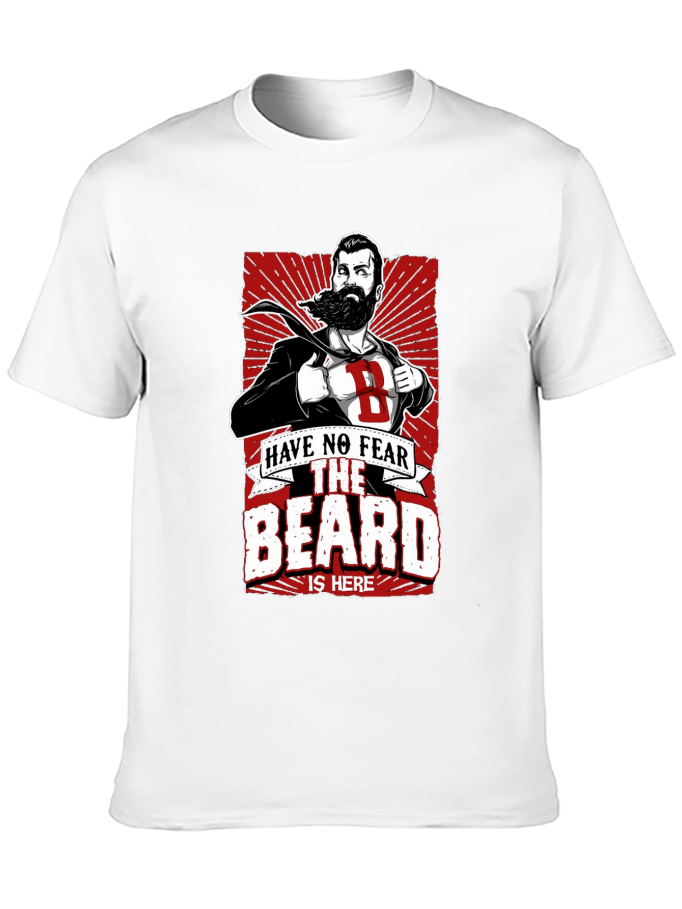 Black Beard Hero T-Shirt: Have No Fear, The Beard Is Here! view 10