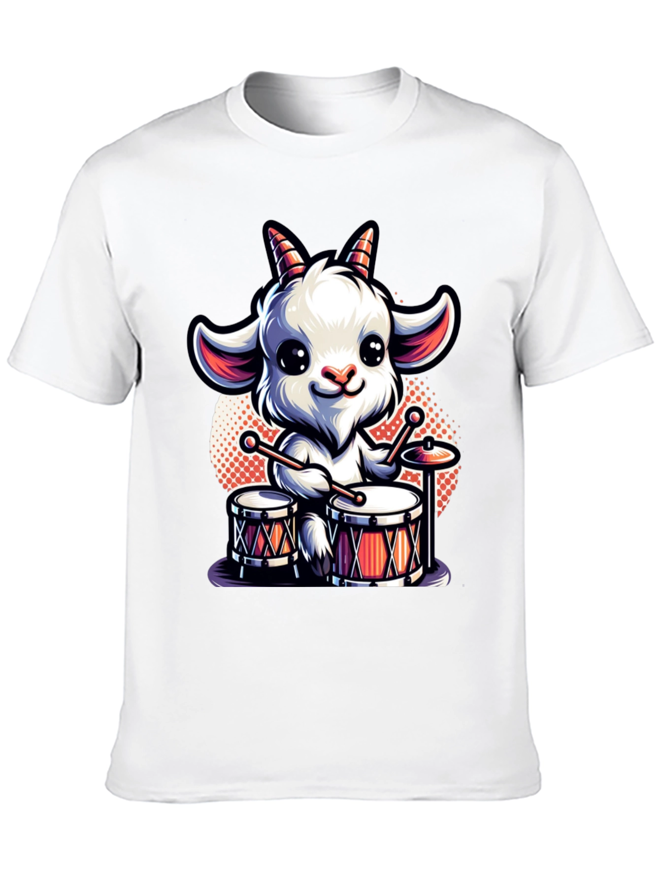 Black Goat Drummer Graphic Tee - Black view 10