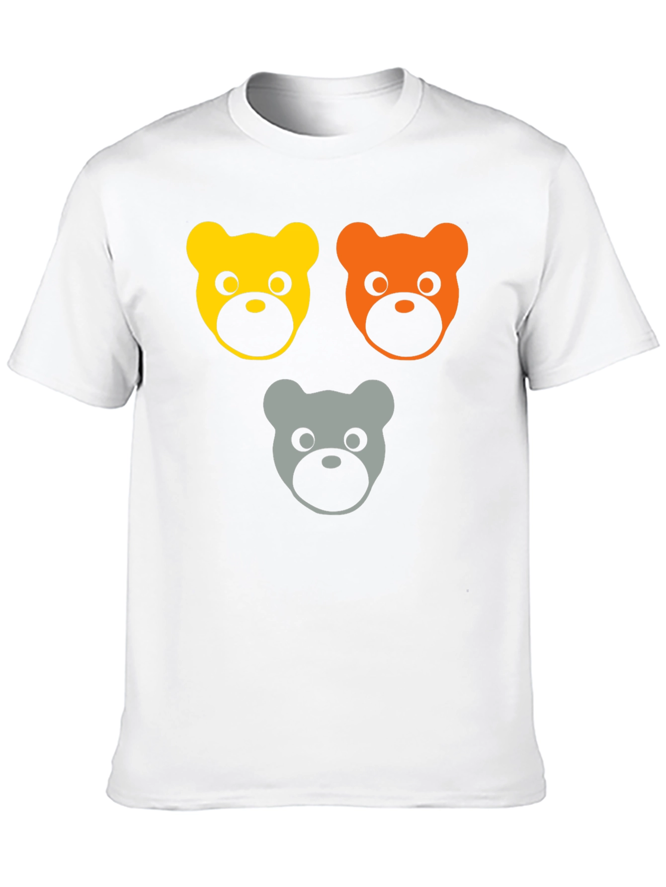 Black Cute Bears Graphic Tee - Black T-Shirt view 10
