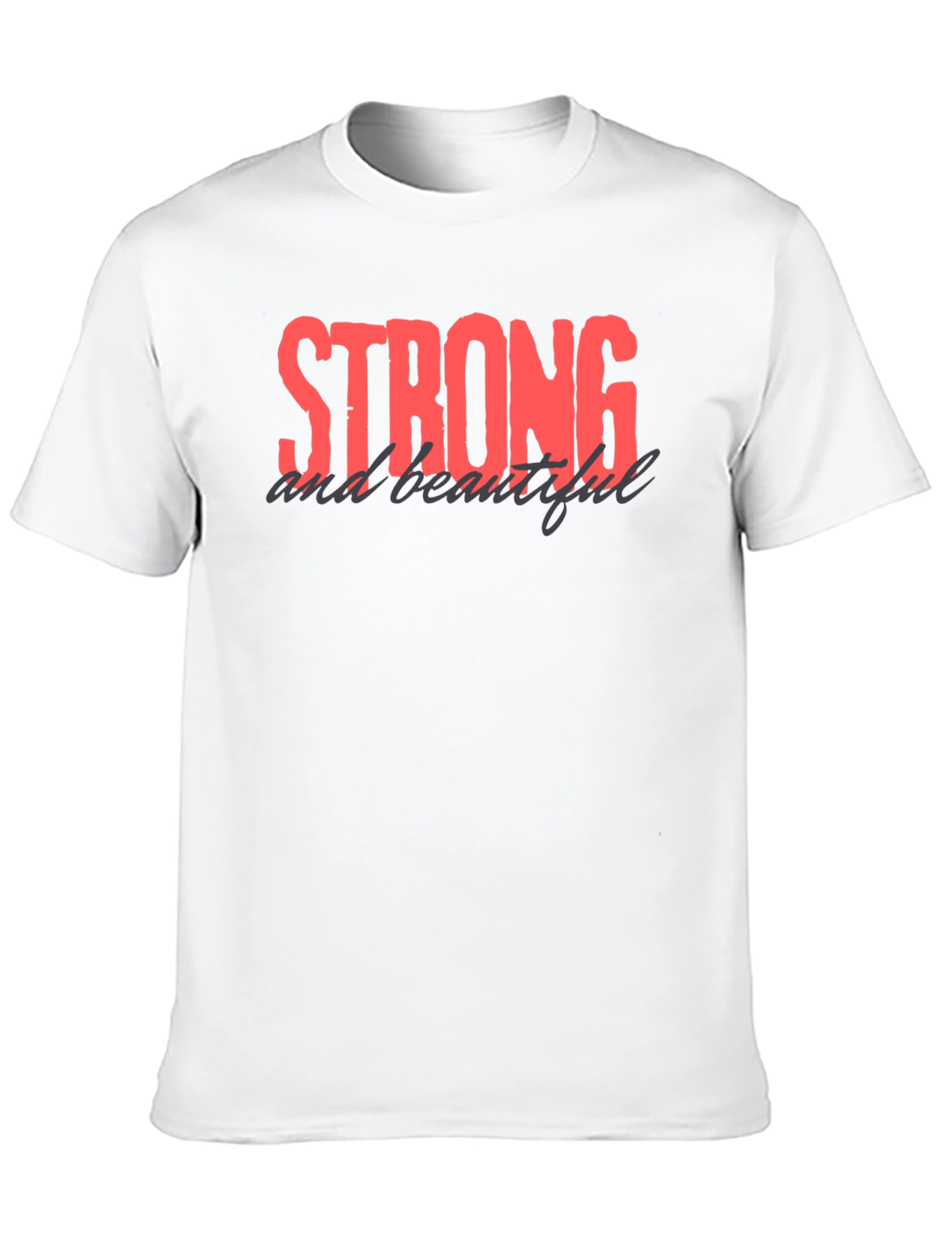 Black Strong and Beautiful Black Graphic Tee view 10